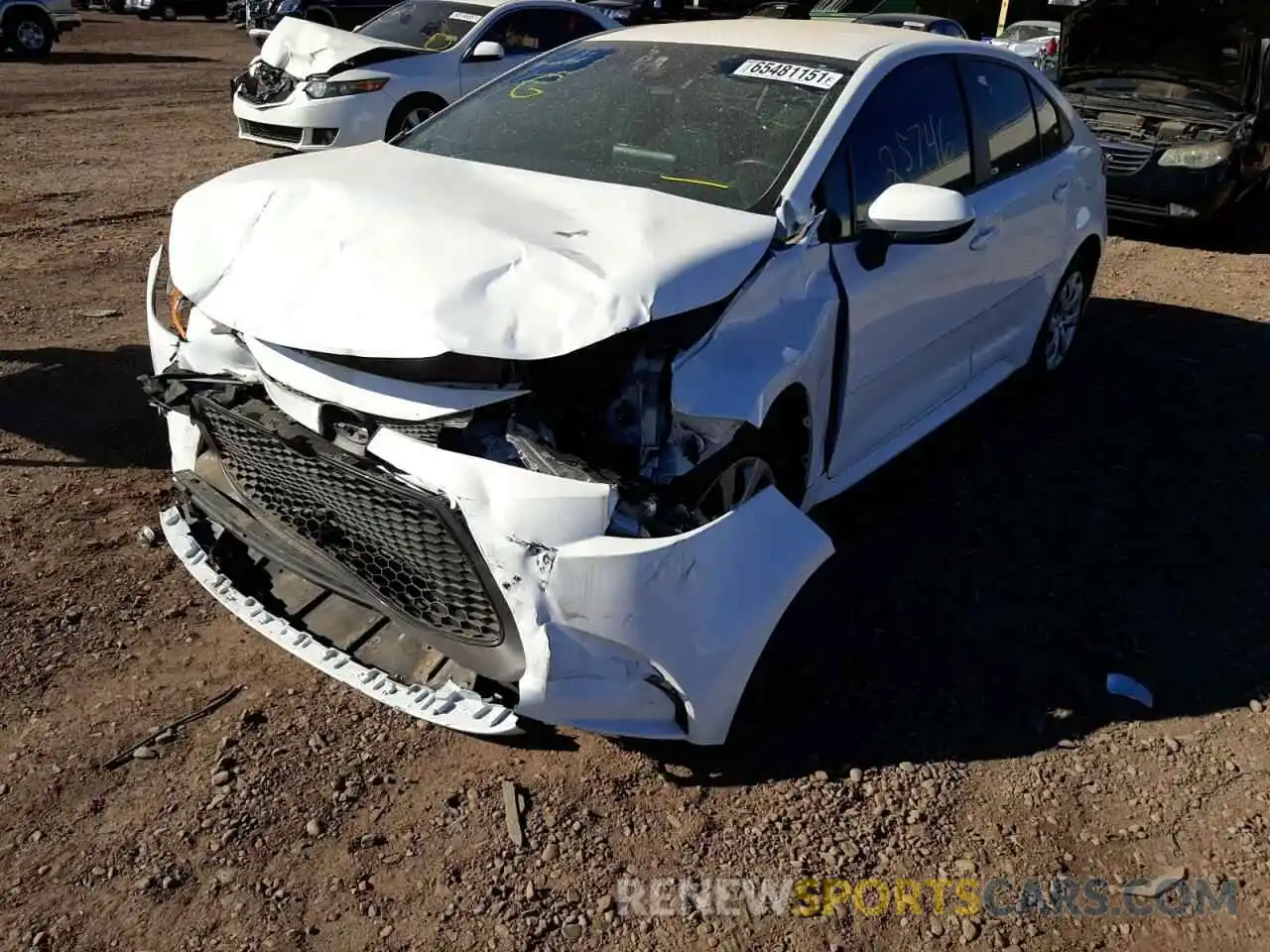 9 Photograph of a damaged car 5YFEPRAE4LP066075 TOYOTA COROLLA 2020