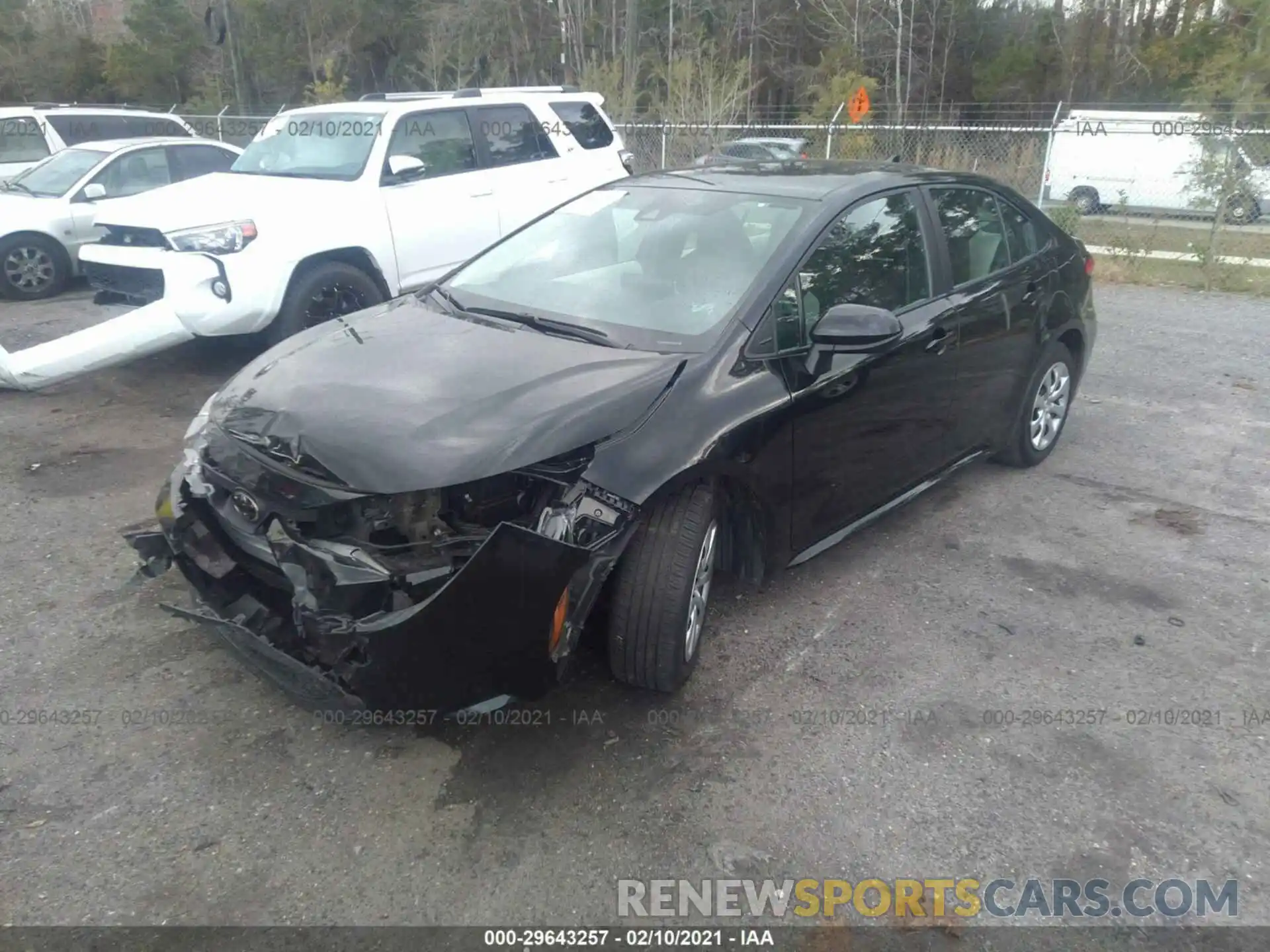 2 Photograph of a damaged car 5YFEPRAE4LP067324 TOYOTA COROLLA 2020