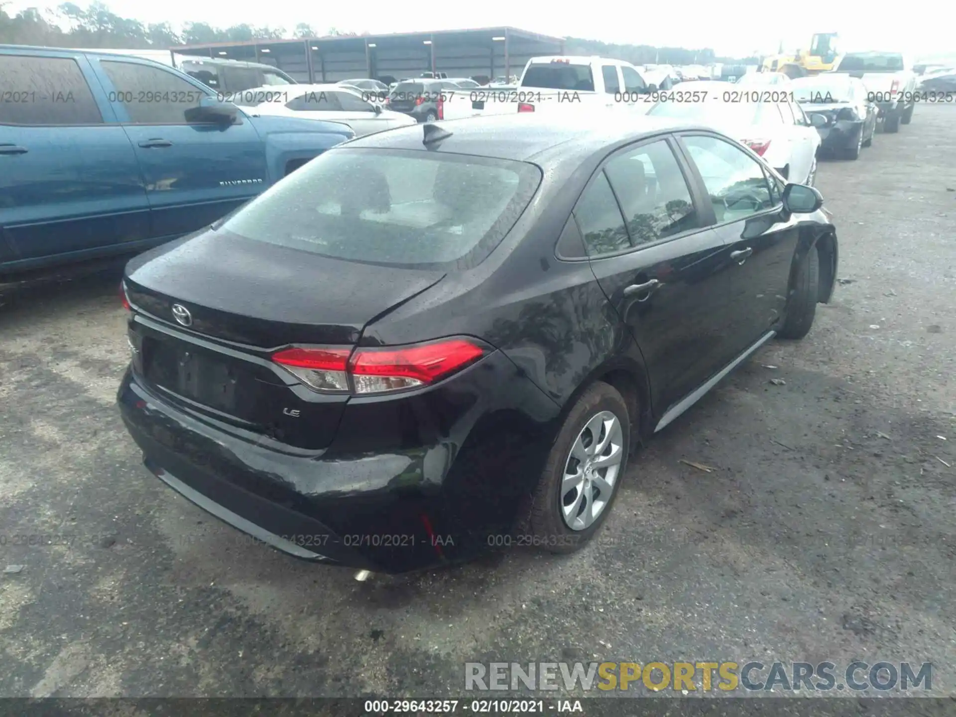 4 Photograph of a damaged car 5YFEPRAE4LP067324 TOYOTA COROLLA 2020