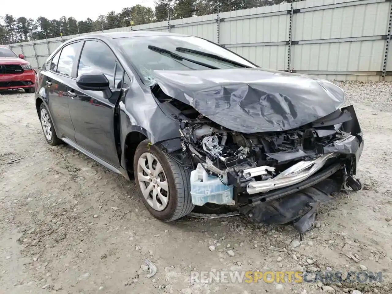 1 Photograph of a damaged car 5YFEPRAE4LP069137 TOYOTA COROLLA 2020