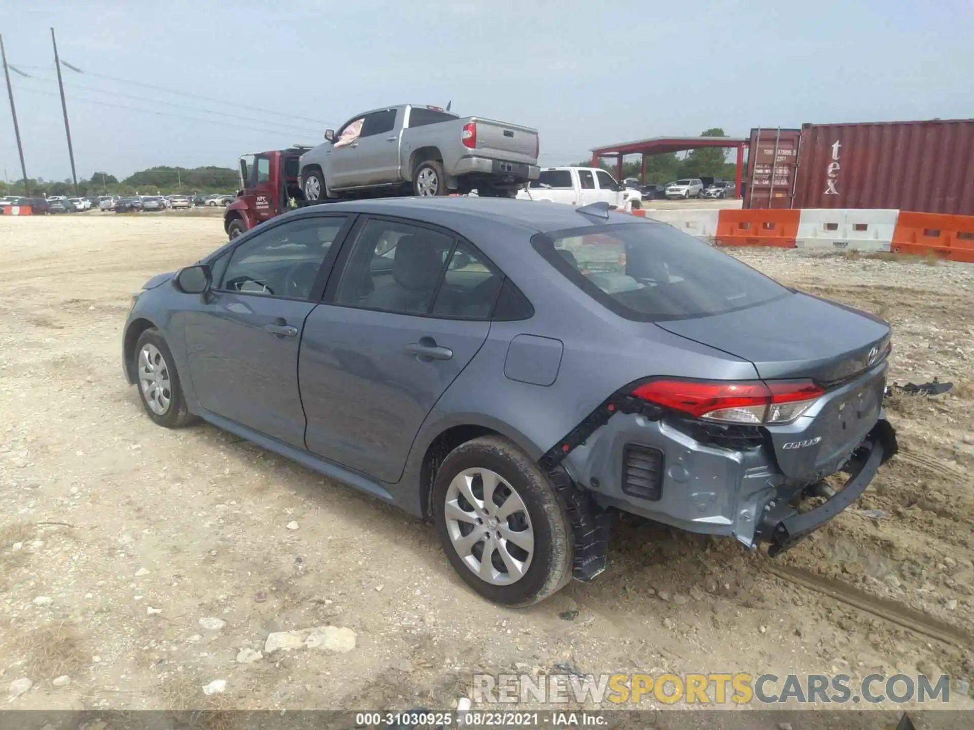 3 Photograph of a damaged car 5YFEPRAE4LP069283 TOYOTA COROLLA 2020