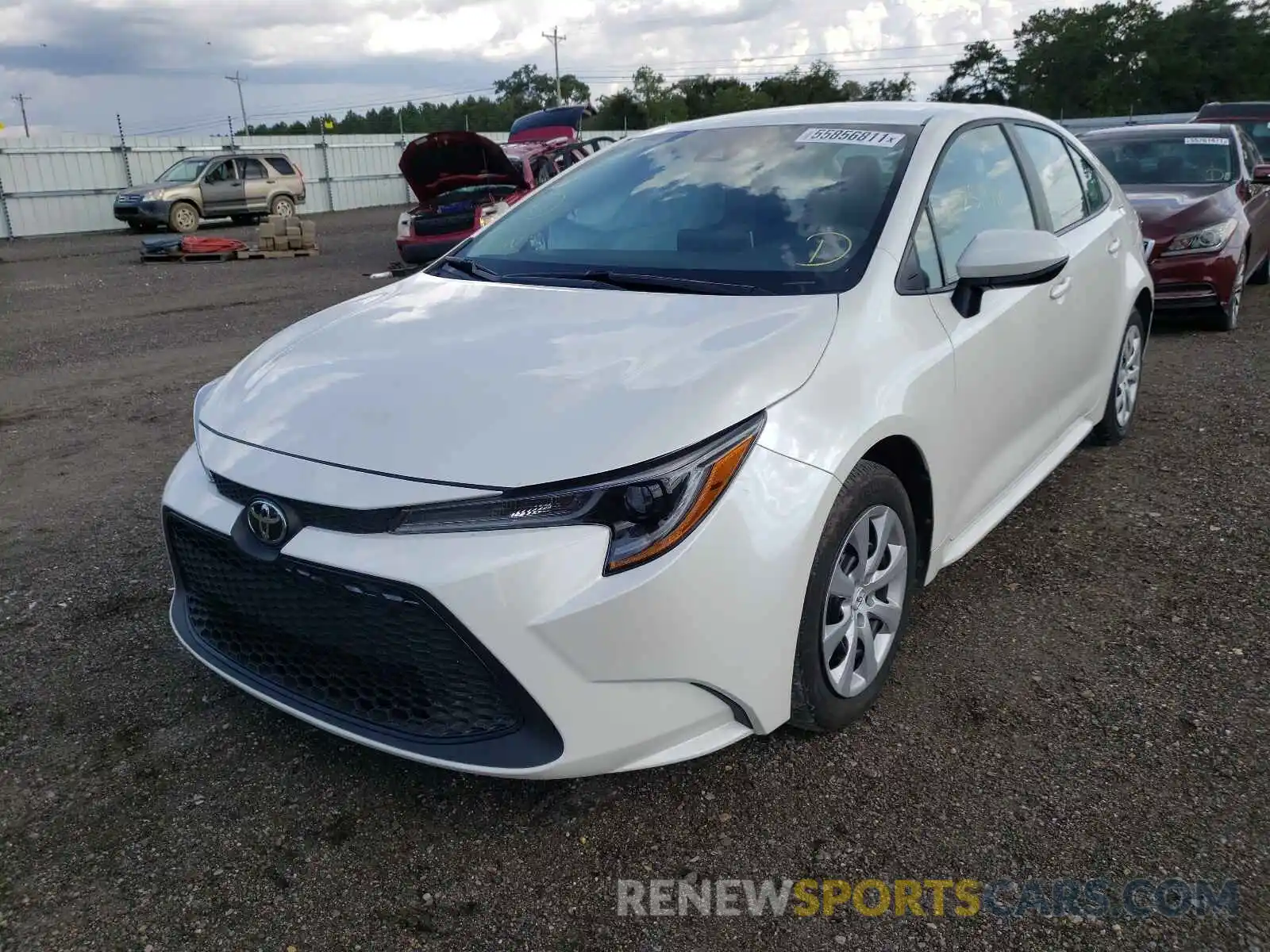 2 Photograph of a damaged car 5YFEPRAE4LP069316 TOYOTA COROLLA 2020