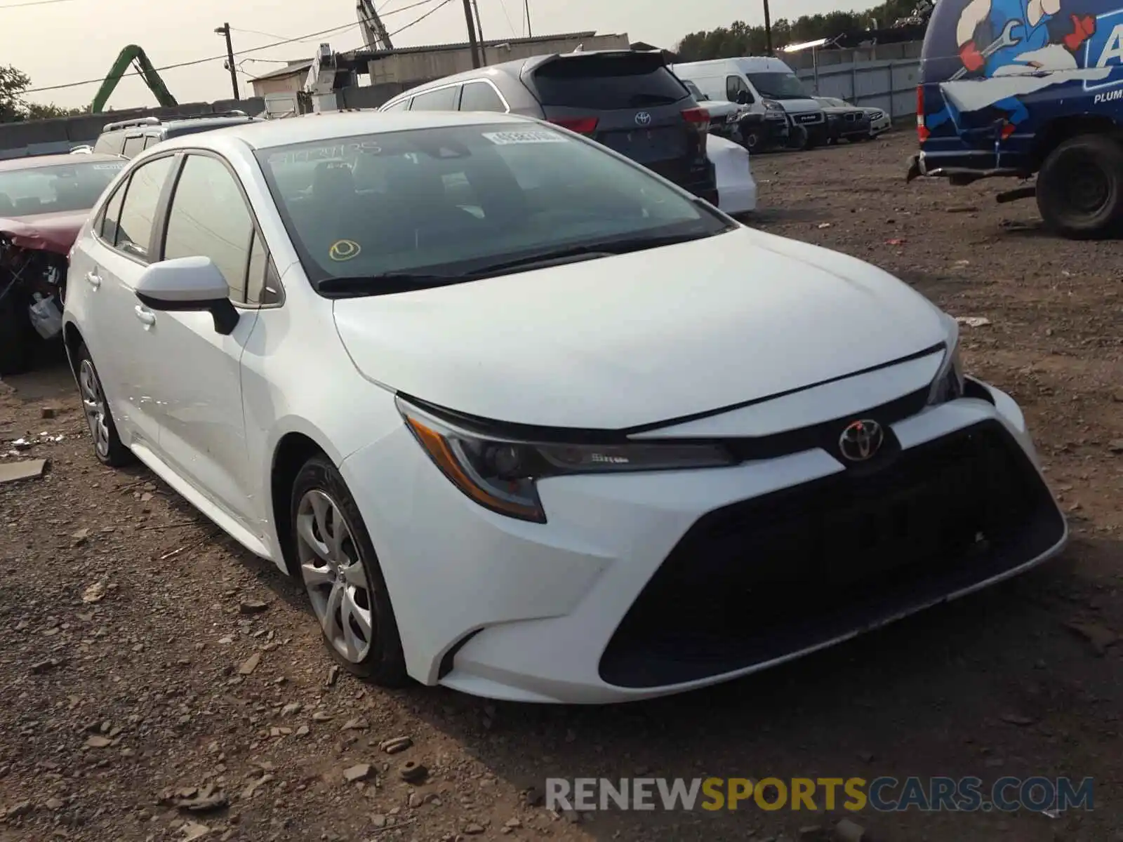 1 Photograph of a damaged car 5YFEPRAE4LP069624 TOYOTA COROLLA 2020