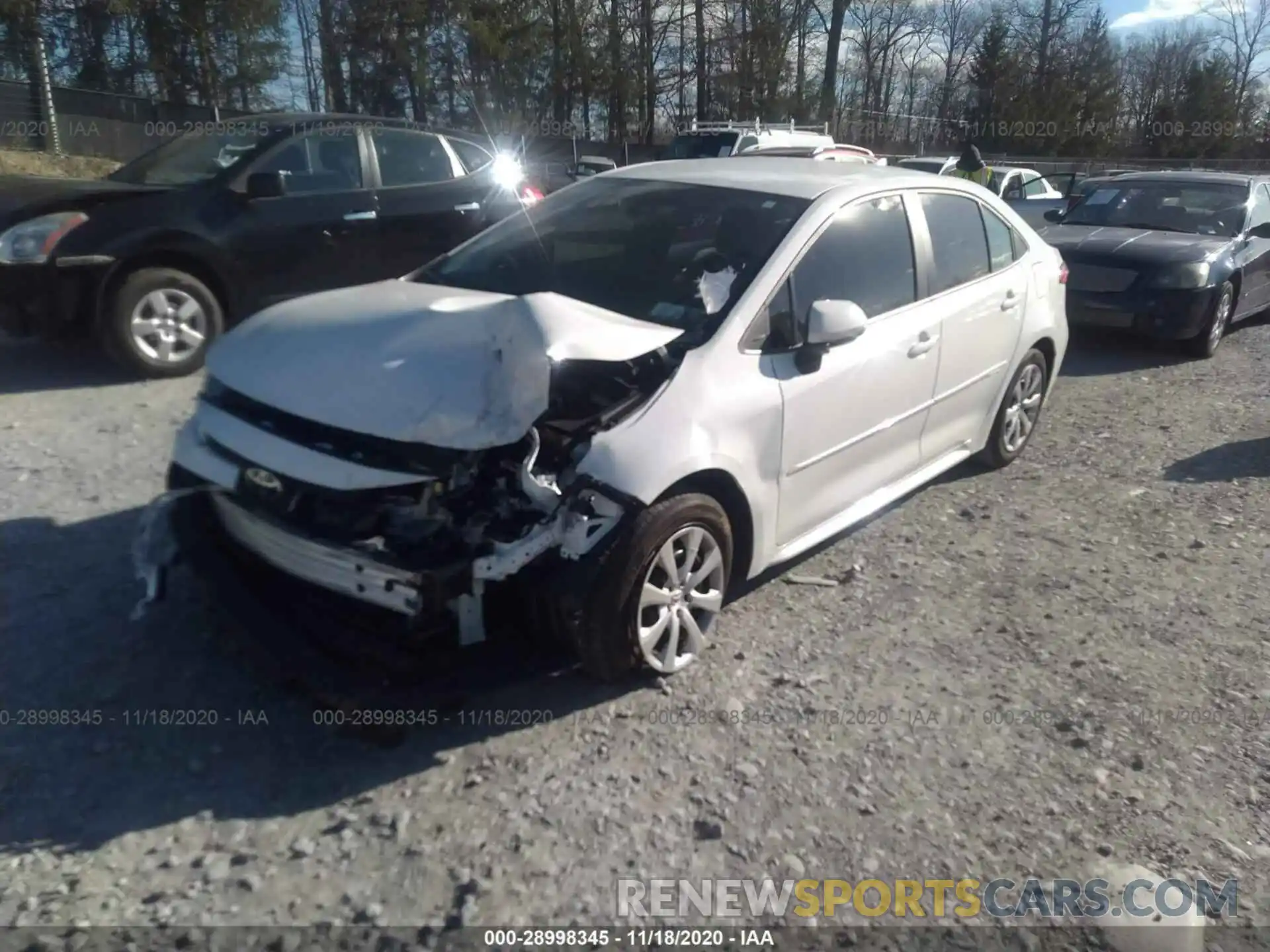 2 Photograph of a damaged car 5YFEPRAE4LP071065 TOYOTA COROLLA 2020