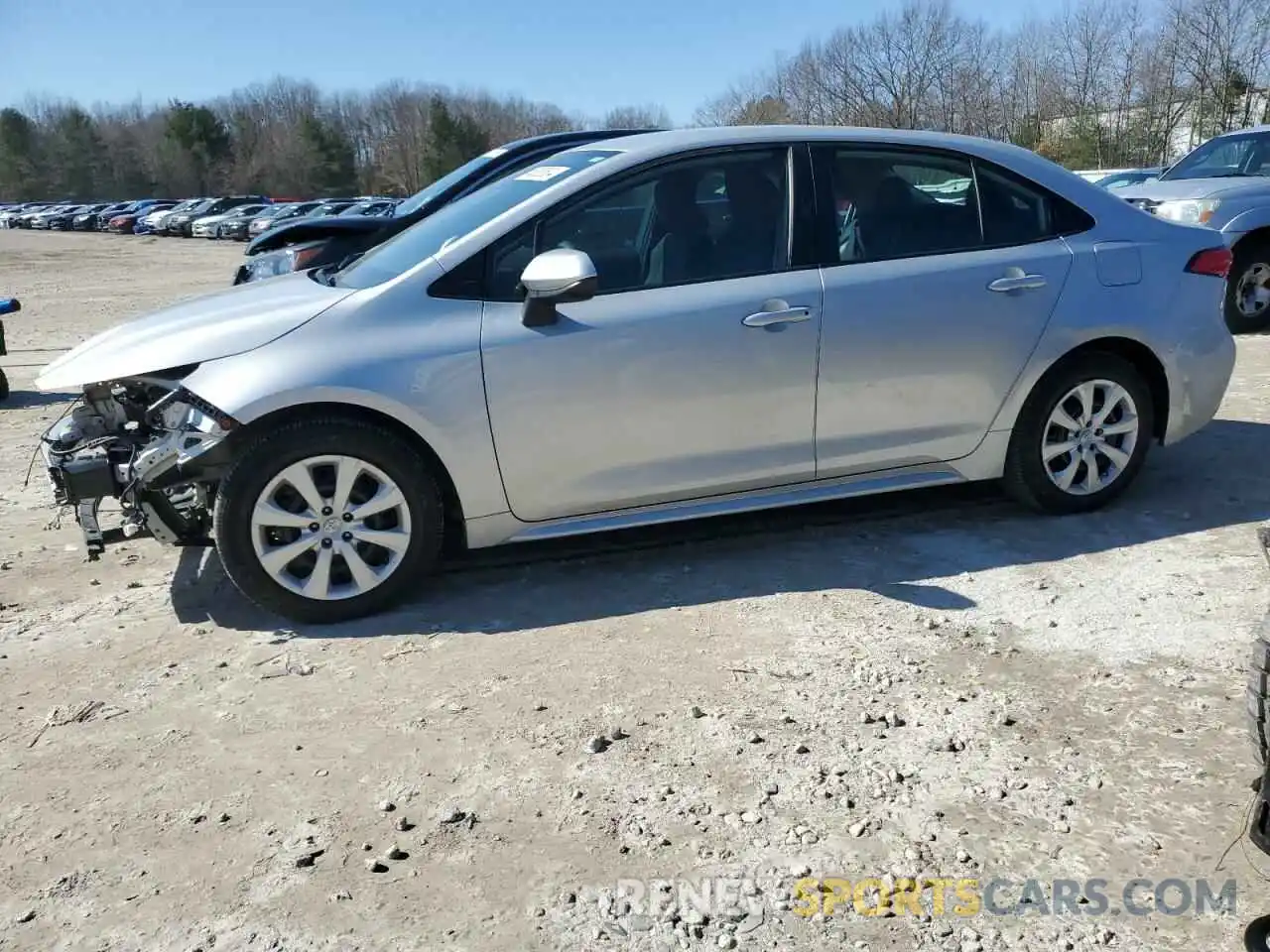 1 Photograph of a damaged car 5YFEPRAE4LP071549 TOYOTA COROLLA 2020