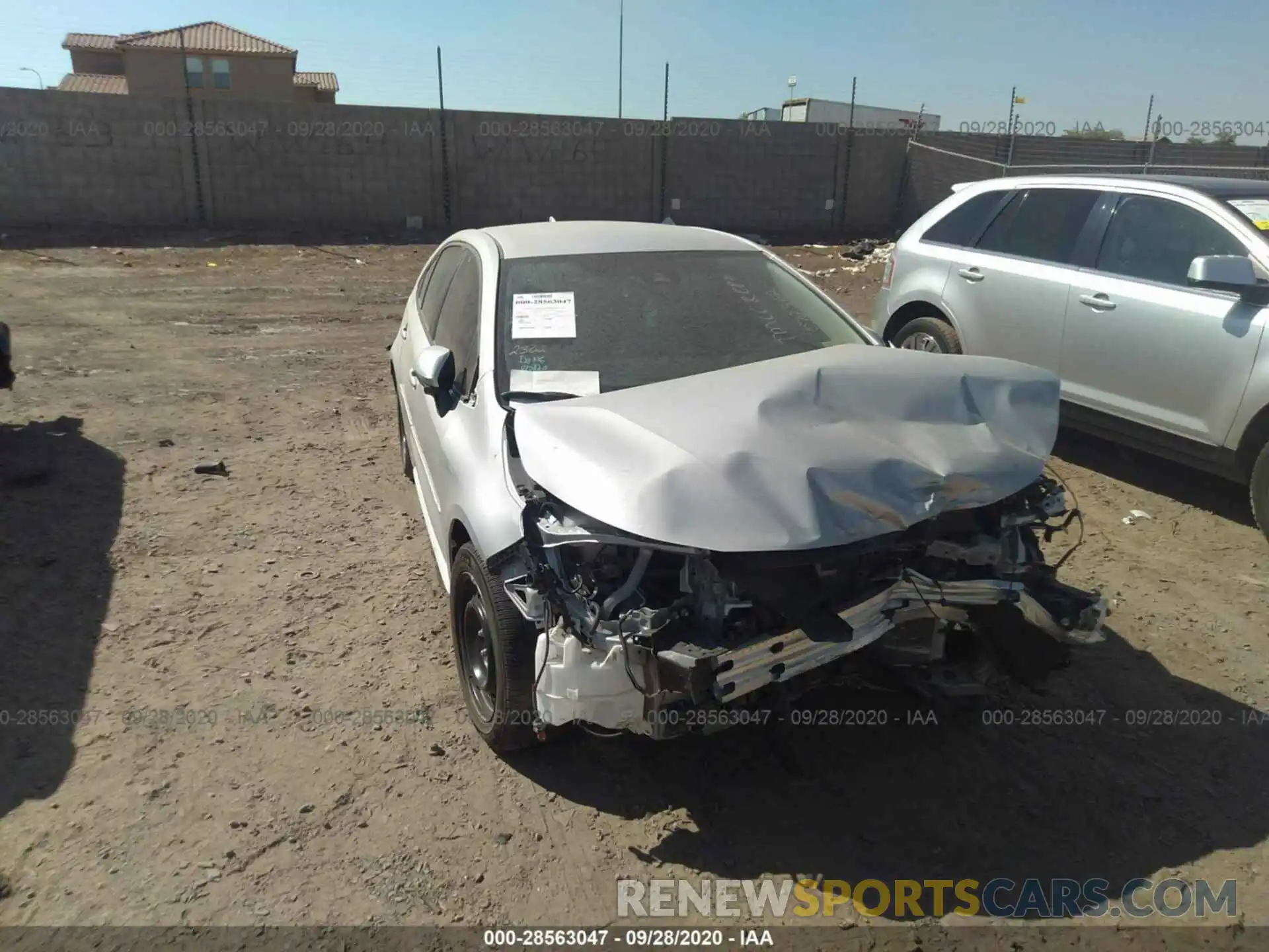 11 Photograph of a damaged car 5YFEPRAE4LP072362 TOYOTA COROLLA 2020