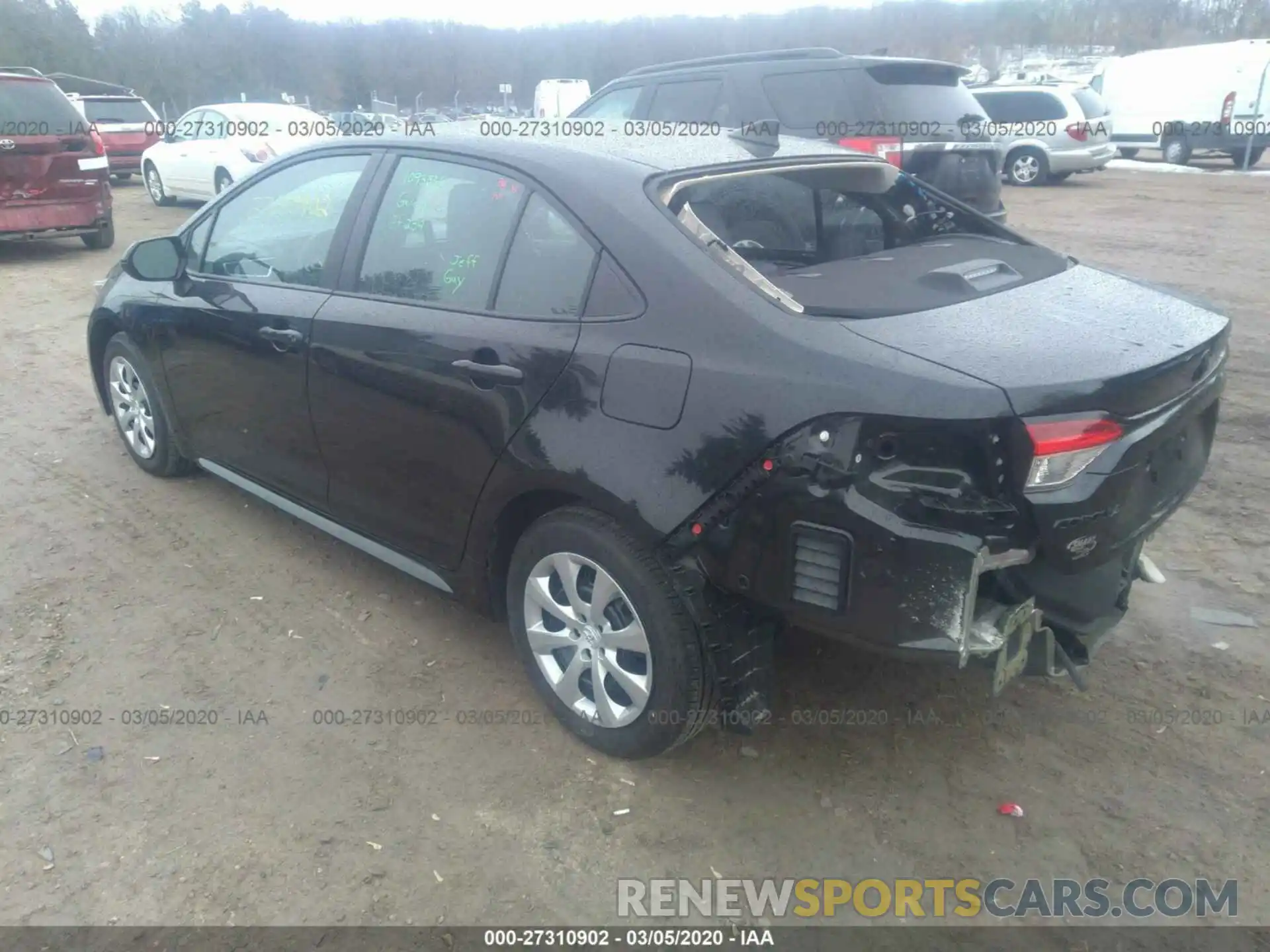 3 Photograph of a damaged car 5YFEPRAE4LP073799 TOYOTA COROLLA 2020