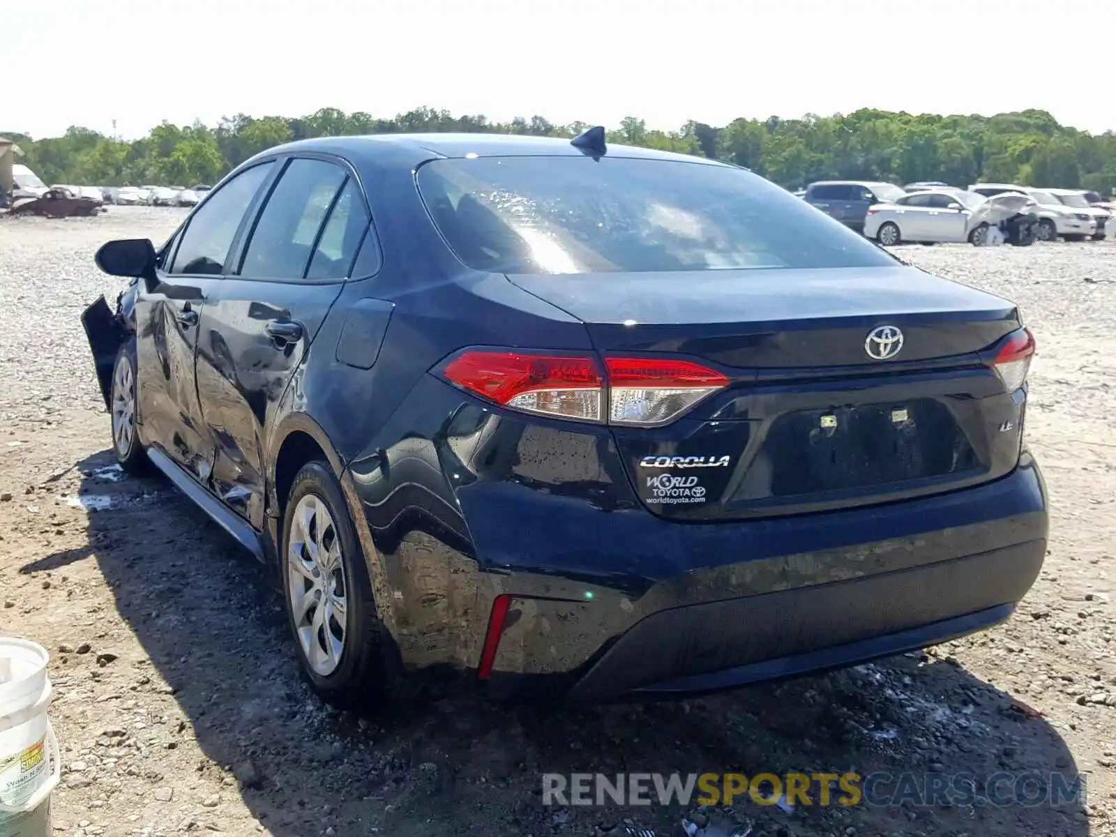 3 Photograph of a damaged car 5YFEPRAE4LP073947 TOYOTA COROLLA 2020