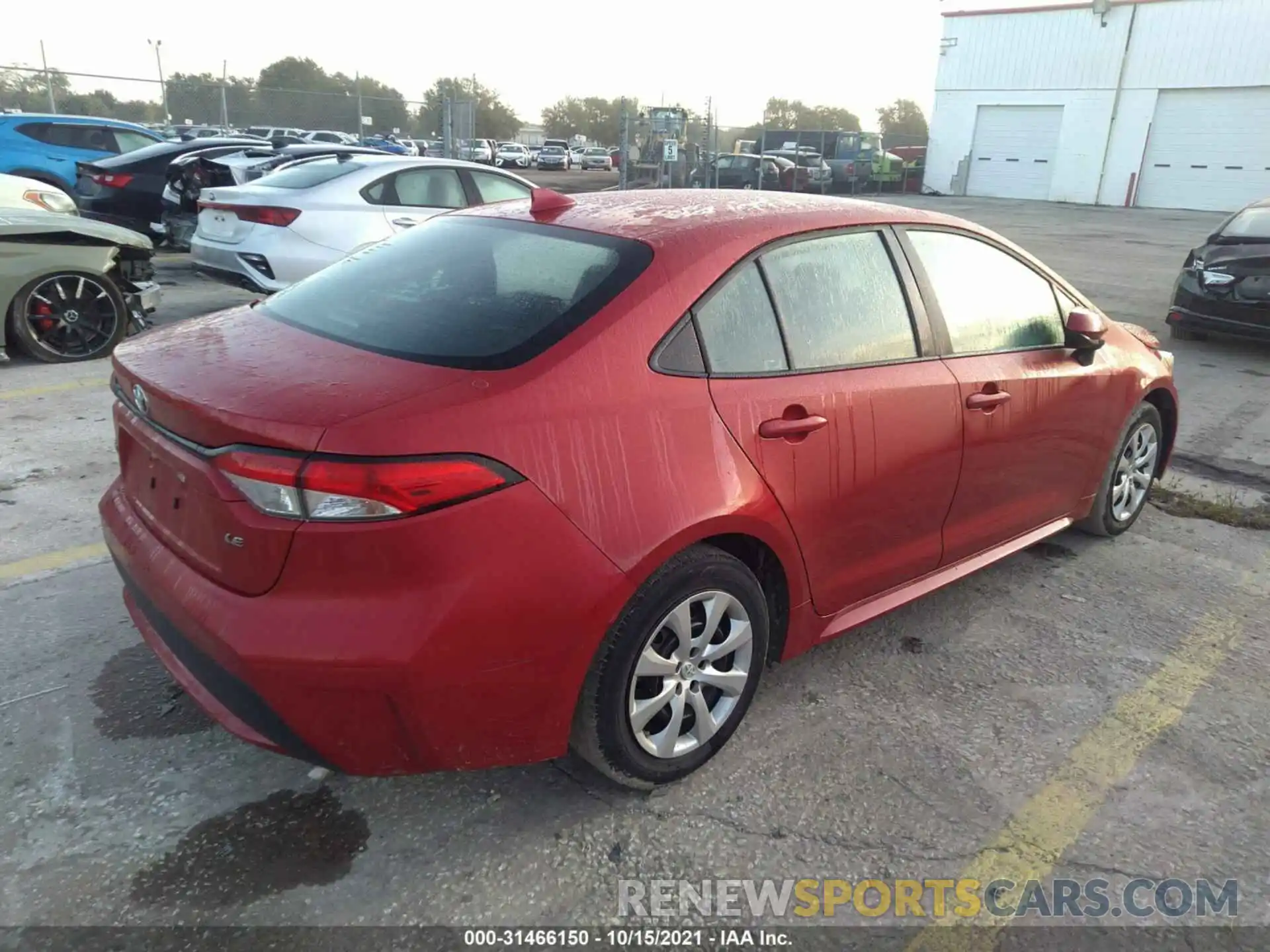 4 Photograph of a damaged car 5YFEPRAE4LP074502 TOYOTA COROLLA 2020