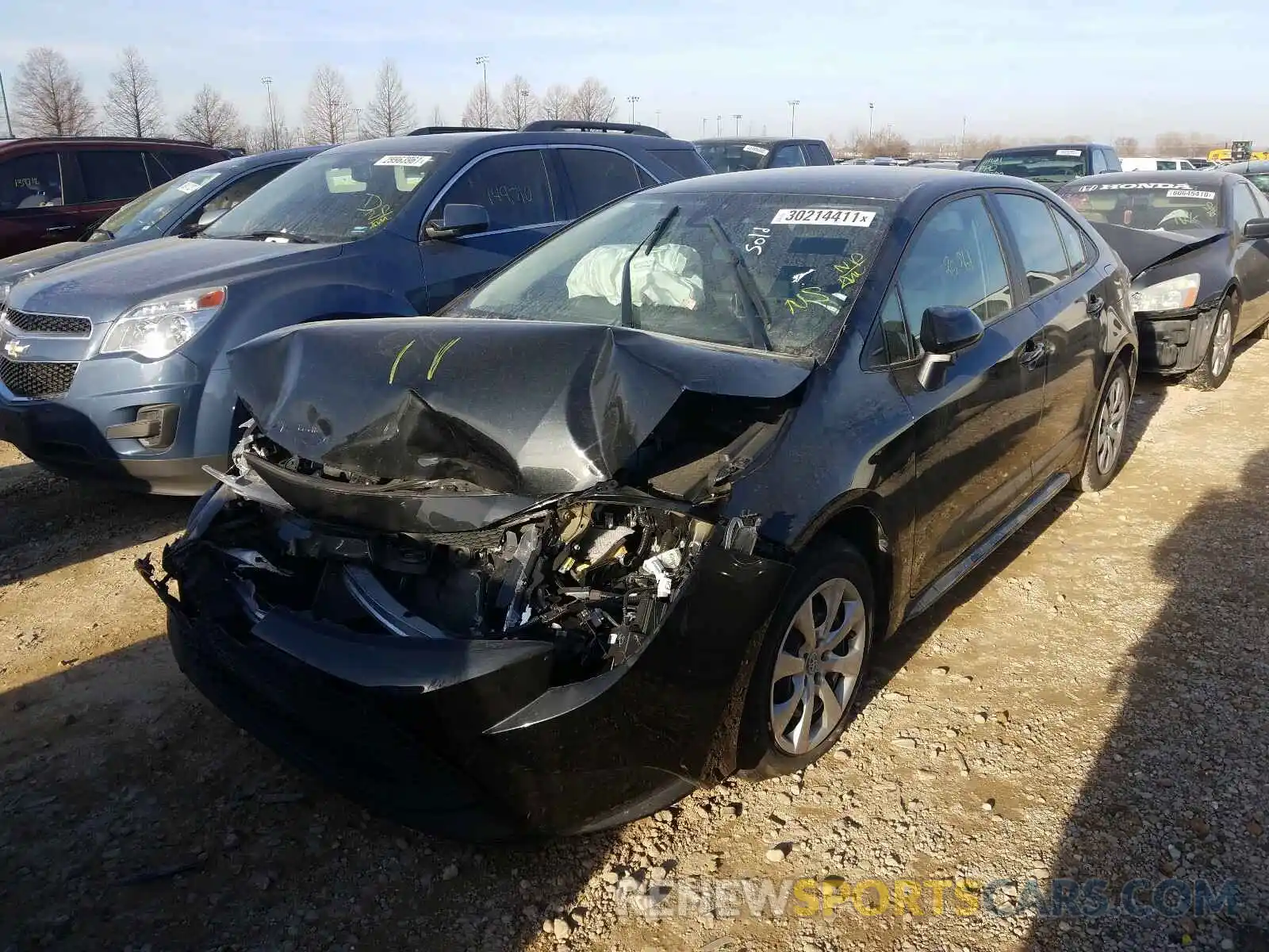 2 Photograph of a damaged car 5YFEPRAE4LP075052 TOYOTA COROLLA 2020
