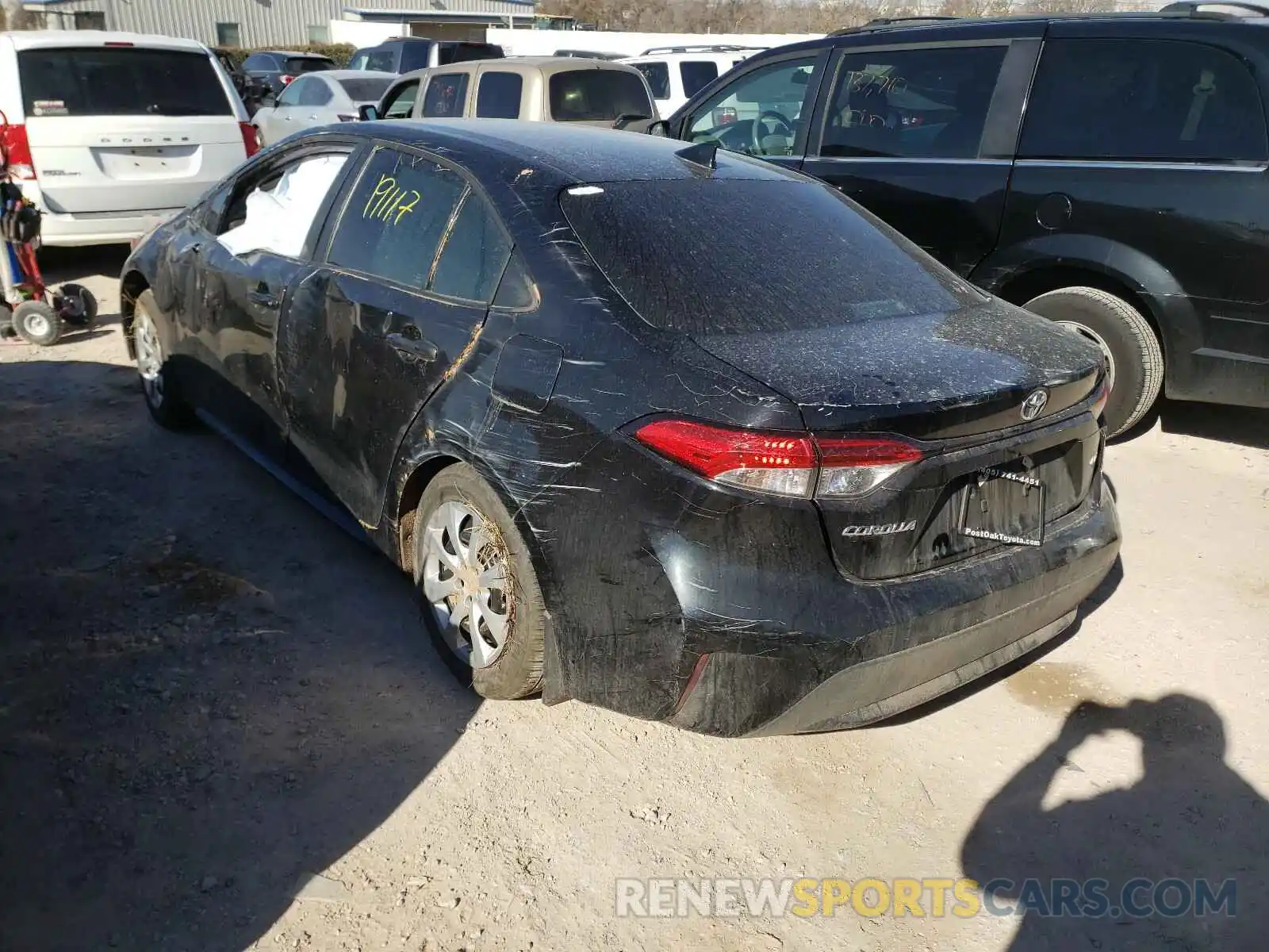 3 Photograph of a damaged car 5YFEPRAE4LP076959 TOYOTA COROLLA 2020