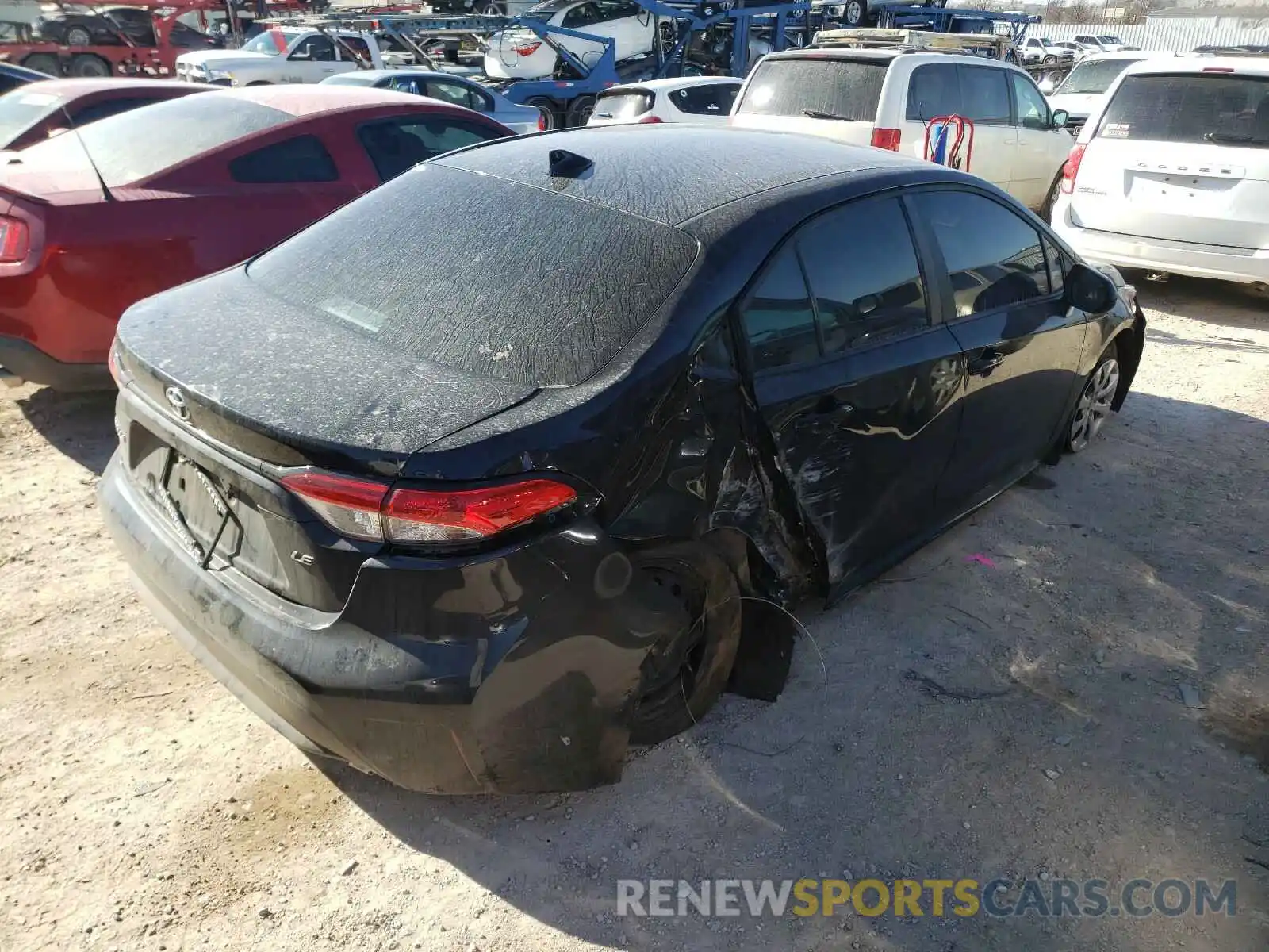 4 Photograph of a damaged car 5YFEPRAE4LP076959 TOYOTA COROLLA 2020