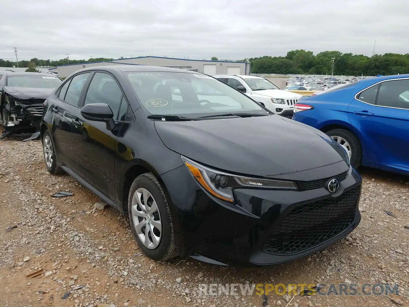 1 Photograph of a damaged car 5YFEPRAE4LP077268 TOYOTA COROLLA 2020