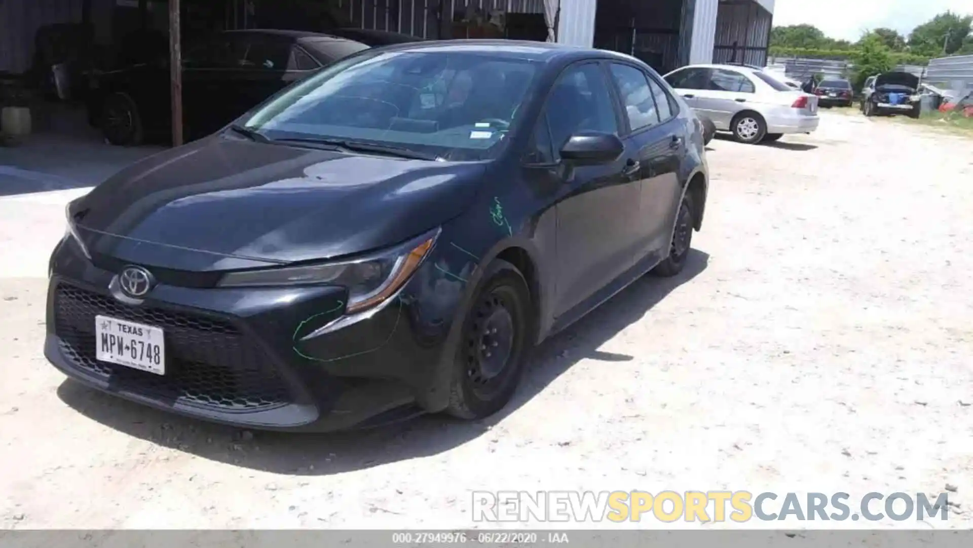 4 Photograph of a damaged car 5YFEPRAE4LP078193 TOYOTA COROLLA 2020