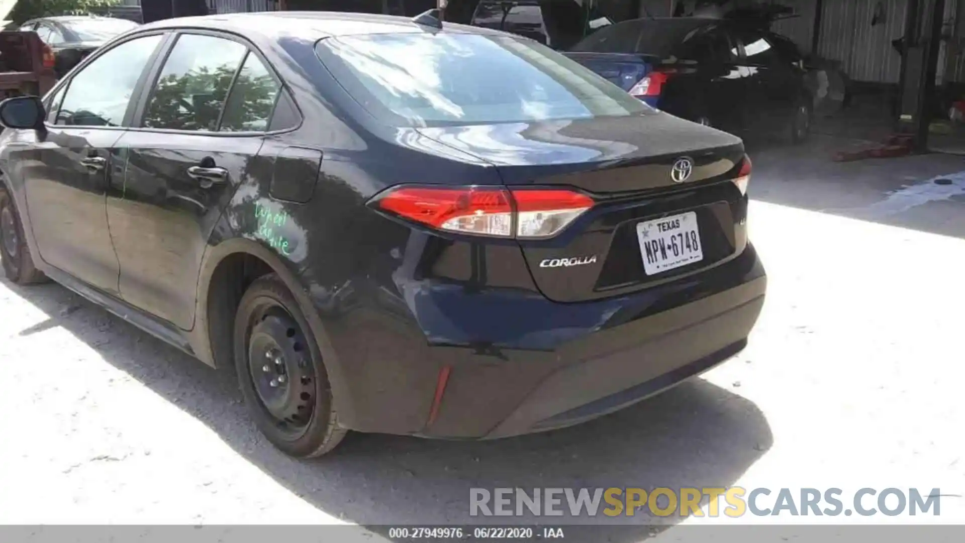 7 Photograph of a damaged car 5YFEPRAE4LP078193 TOYOTA COROLLA 2020