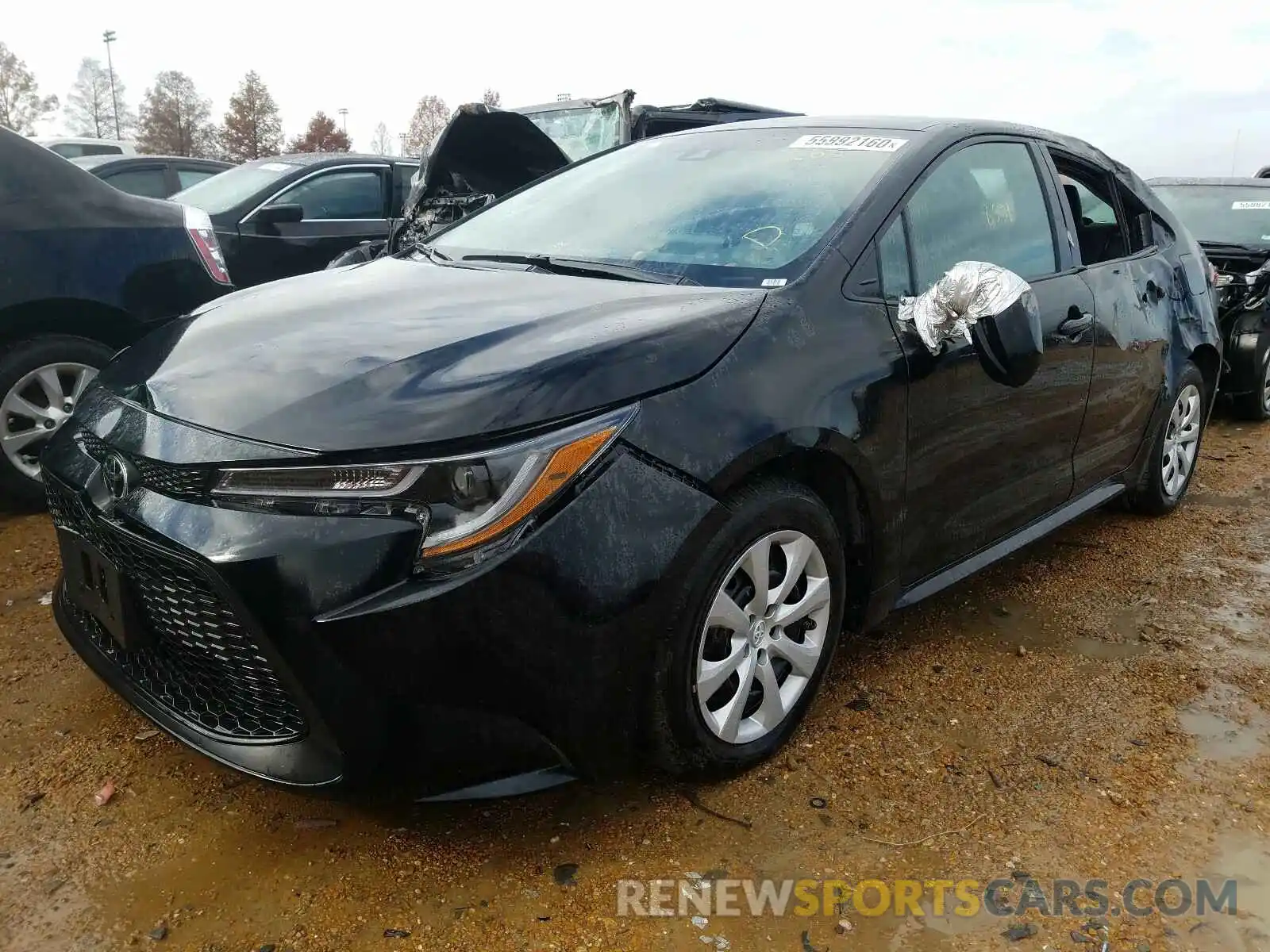 2 Photograph of a damaged car 5YFEPRAE4LP078503 TOYOTA COROLLA 2020