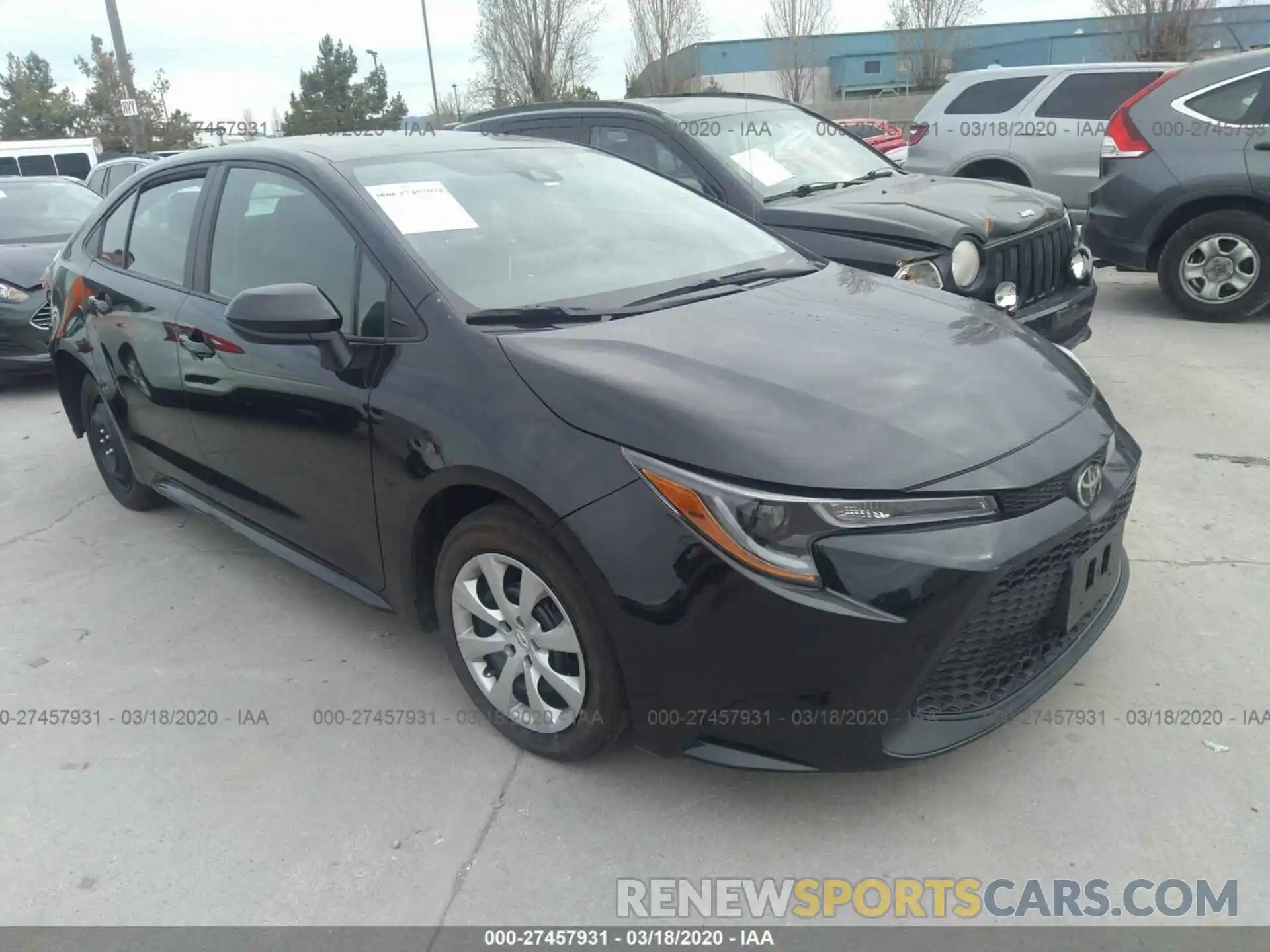 1 Photograph of a damaged car 5YFEPRAE4LP079845 TOYOTA COROLLA 2020