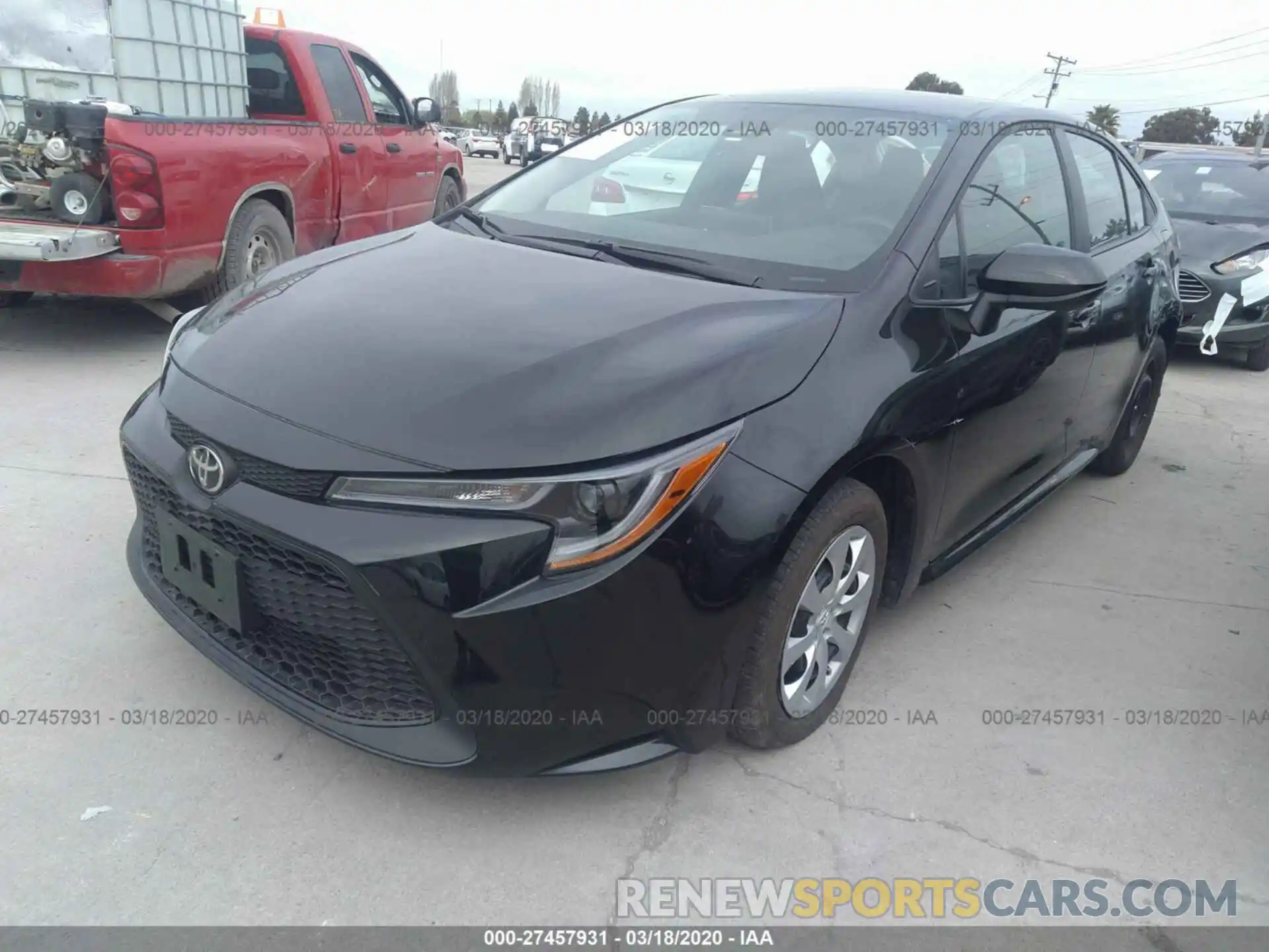 2 Photograph of a damaged car 5YFEPRAE4LP079845 TOYOTA COROLLA 2020