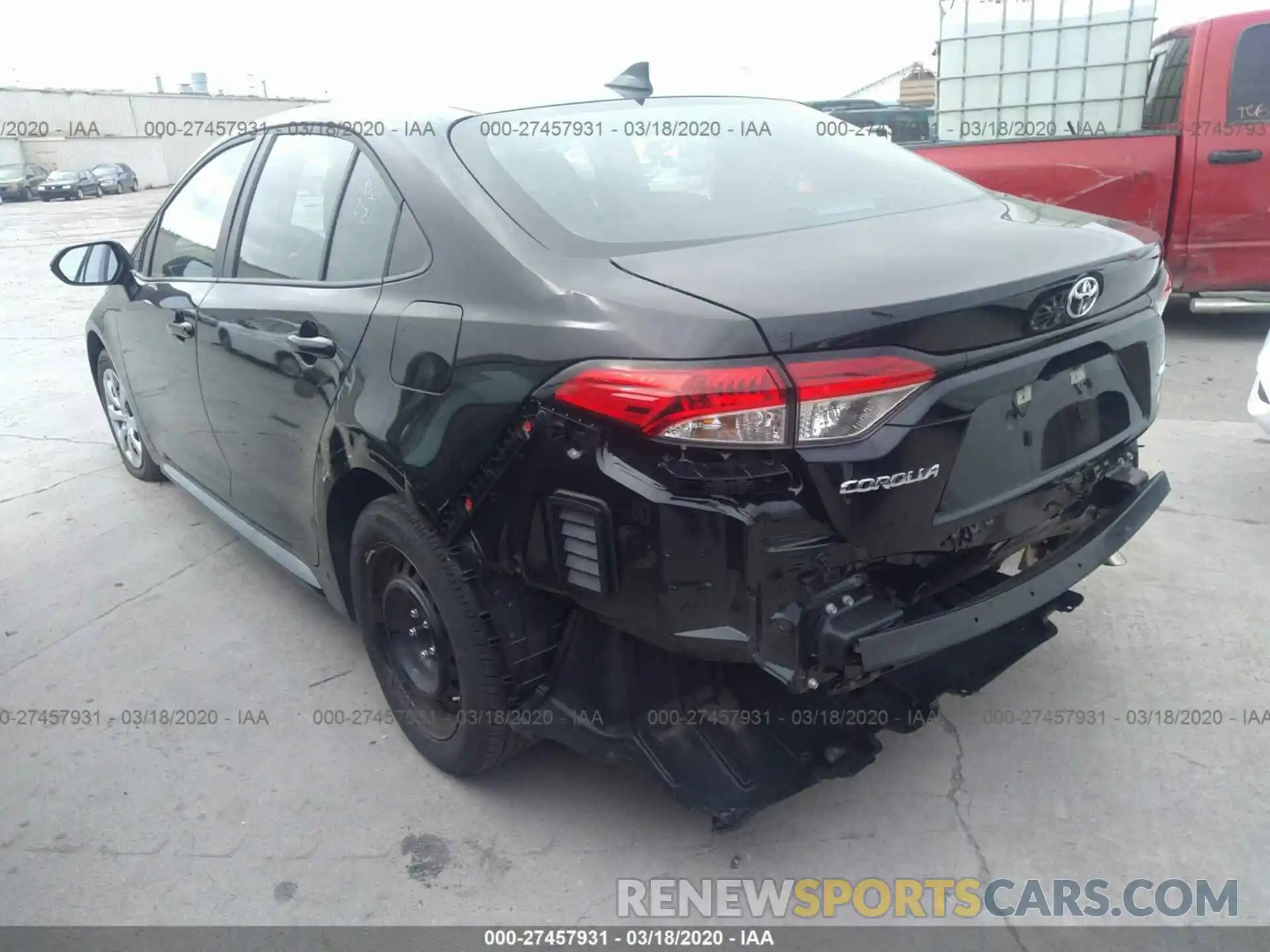 3 Photograph of a damaged car 5YFEPRAE4LP079845 TOYOTA COROLLA 2020