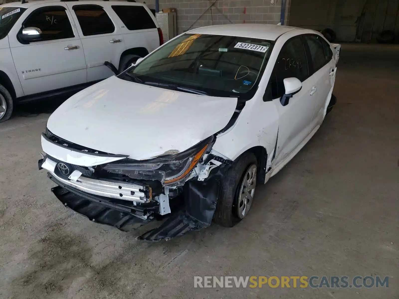 2 Photograph of a damaged car 5YFEPRAE4LP080008 TOYOTA COROLLA 2020