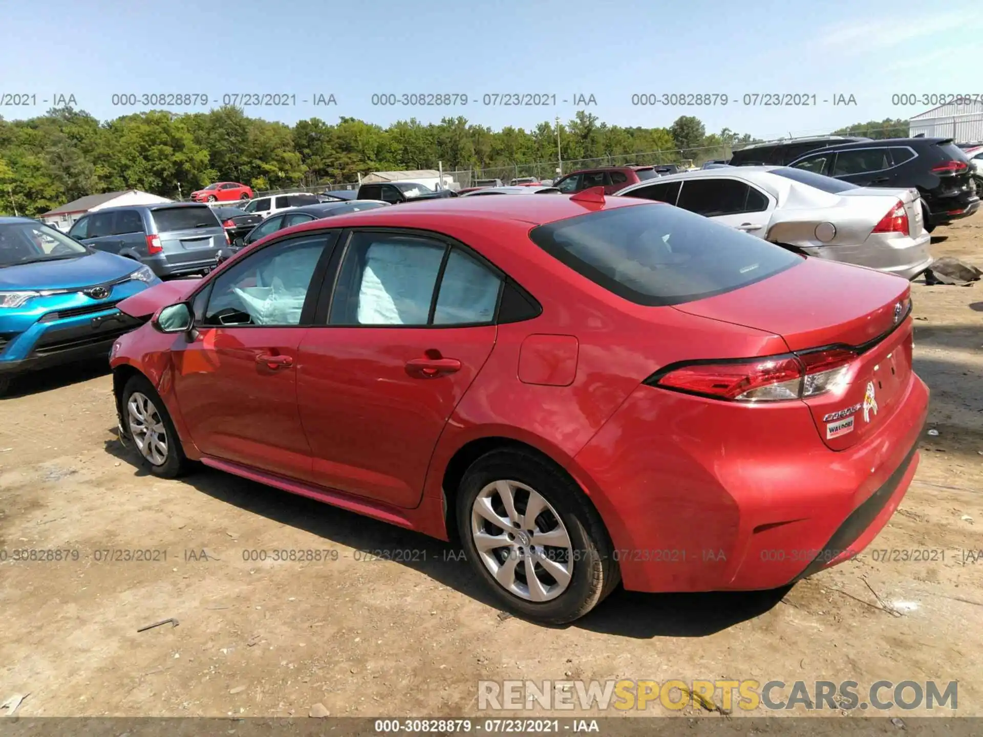 3 Photograph of a damaged car 5YFEPRAE4LP080414 TOYOTA COROLLA 2020