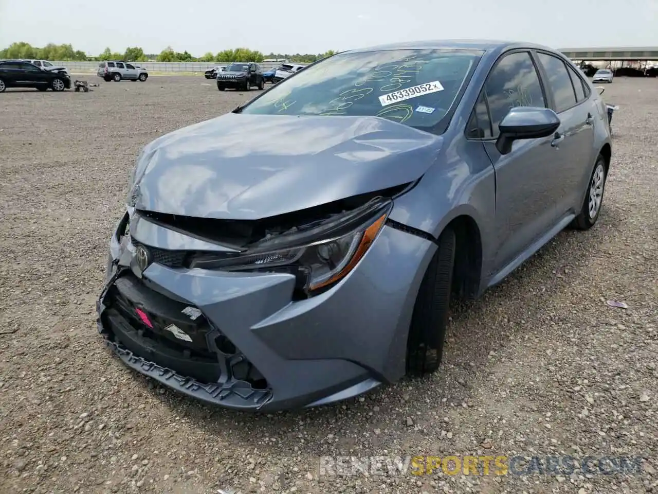 2 Photograph of a damaged car 5YFEPRAE4LP081434 TOYOTA COROLLA 2020