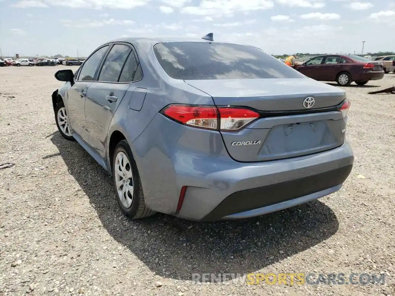 3 Photograph of a damaged car 5YFEPRAE4LP081434 TOYOTA COROLLA 2020