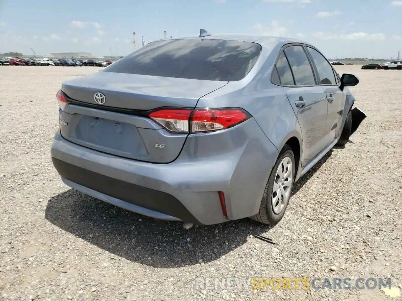 4 Photograph of a damaged car 5YFEPRAE4LP081434 TOYOTA COROLLA 2020