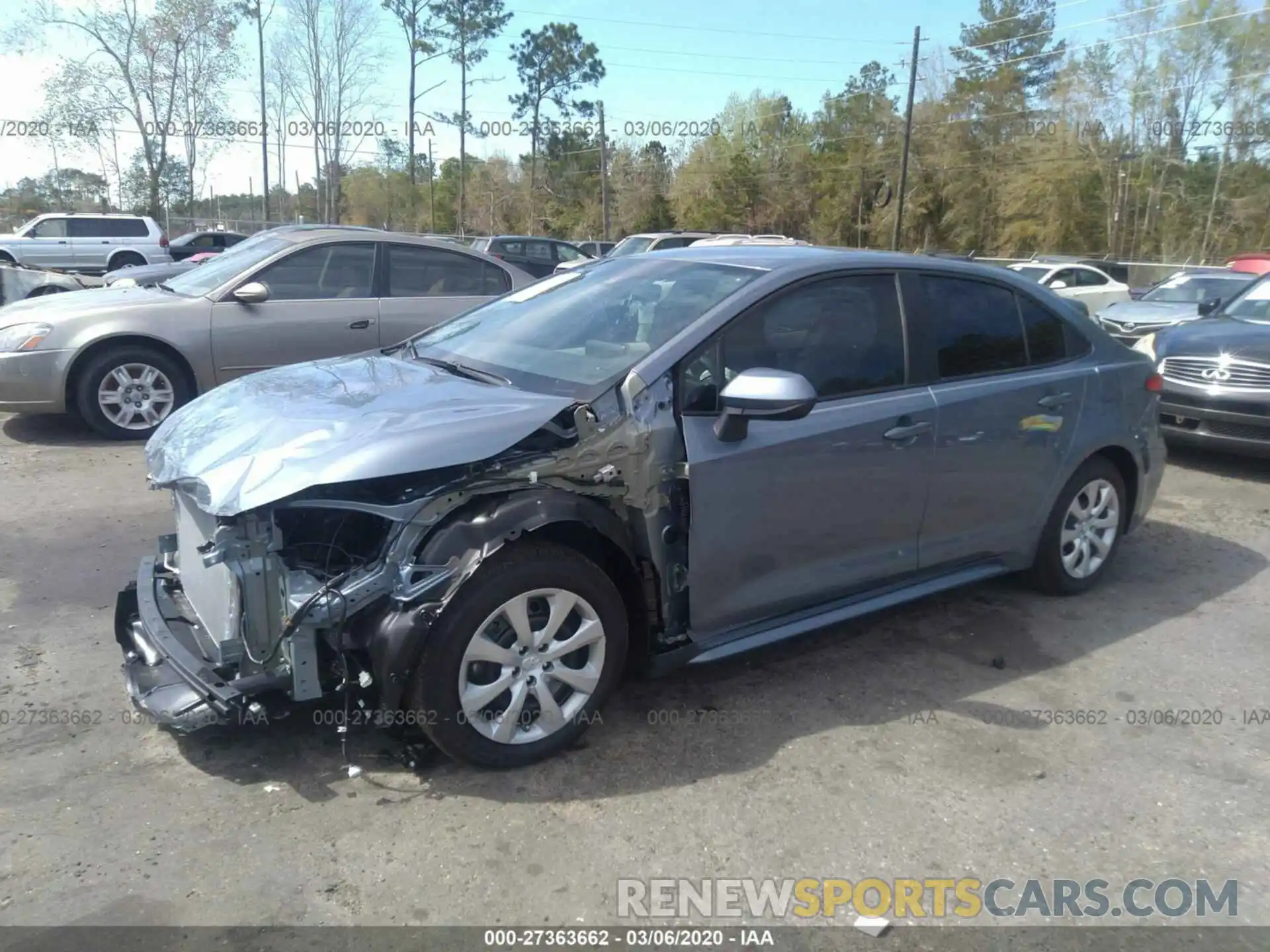 2 Photograph of a damaged car 5YFEPRAE4LP082647 TOYOTA COROLLA 2020