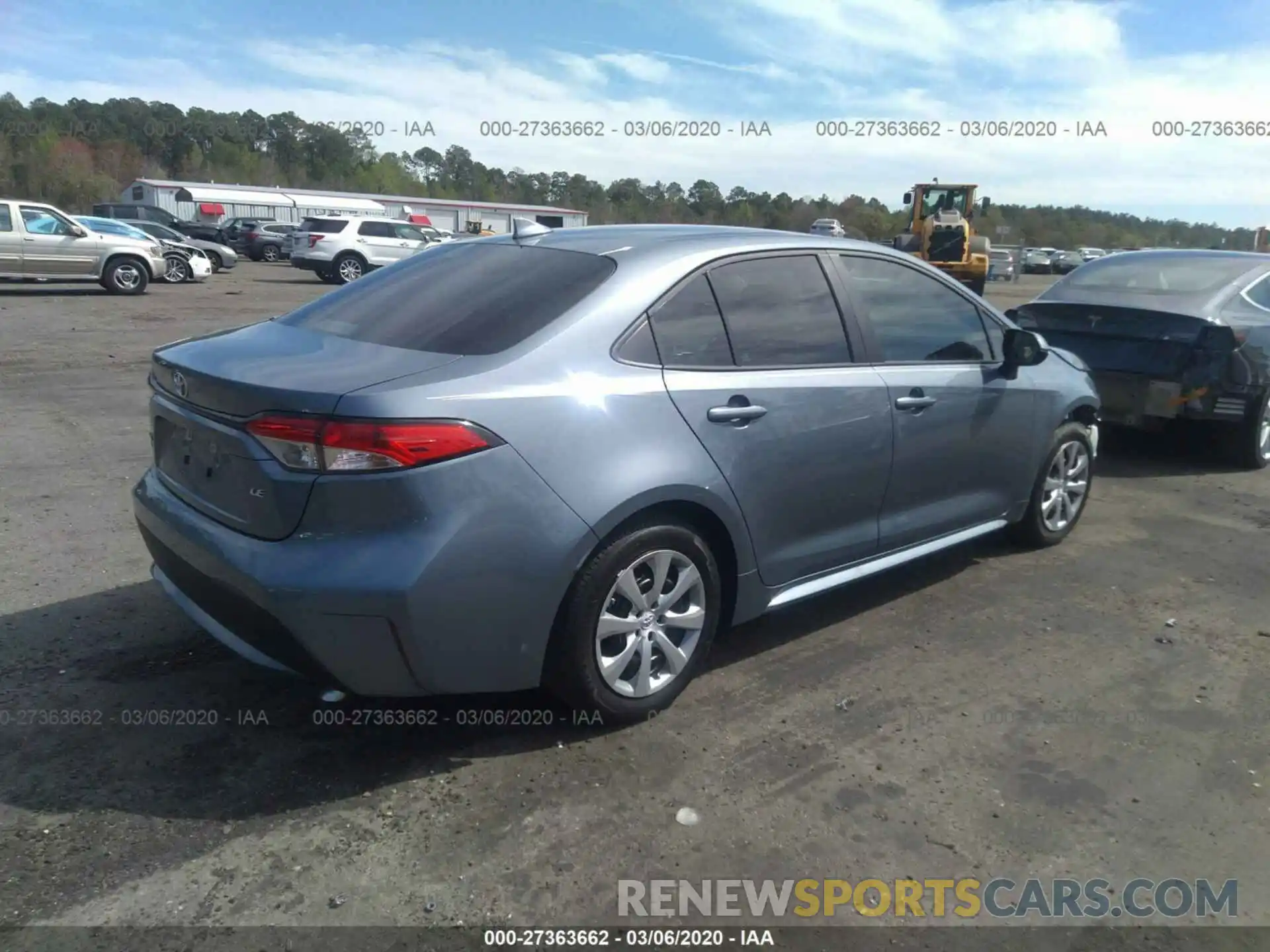 4 Photograph of a damaged car 5YFEPRAE4LP082647 TOYOTA COROLLA 2020