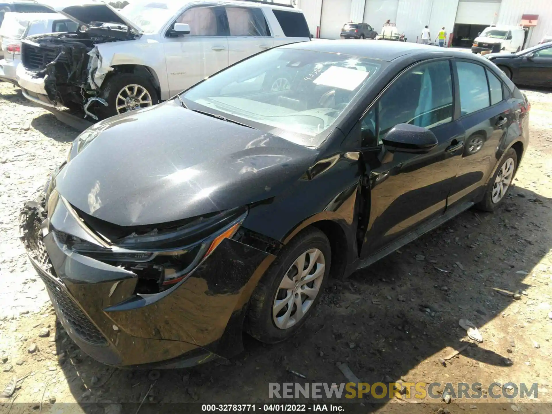 2 Photograph of a damaged car 5YFEPRAE4LP082793 TOYOTA COROLLA 2020