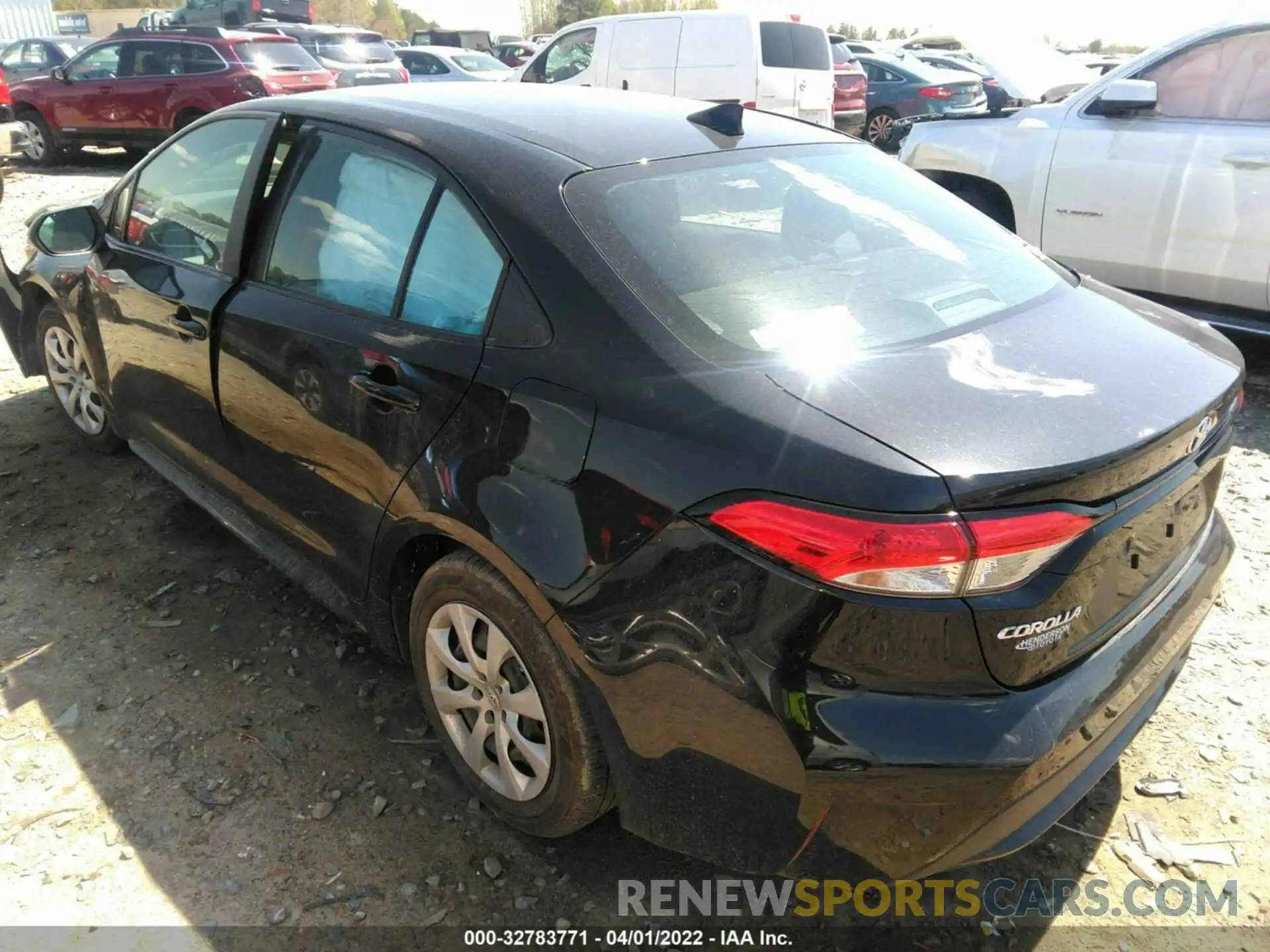 3 Photograph of a damaged car 5YFEPRAE4LP082793 TOYOTA COROLLA 2020