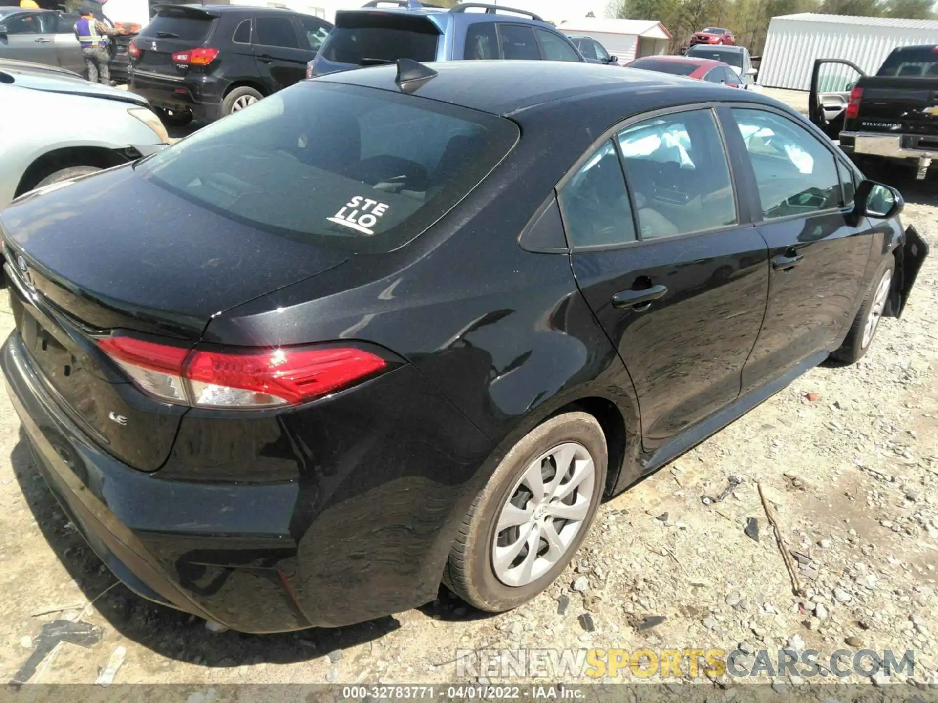 4 Photograph of a damaged car 5YFEPRAE4LP082793 TOYOTA COROLLA 2020