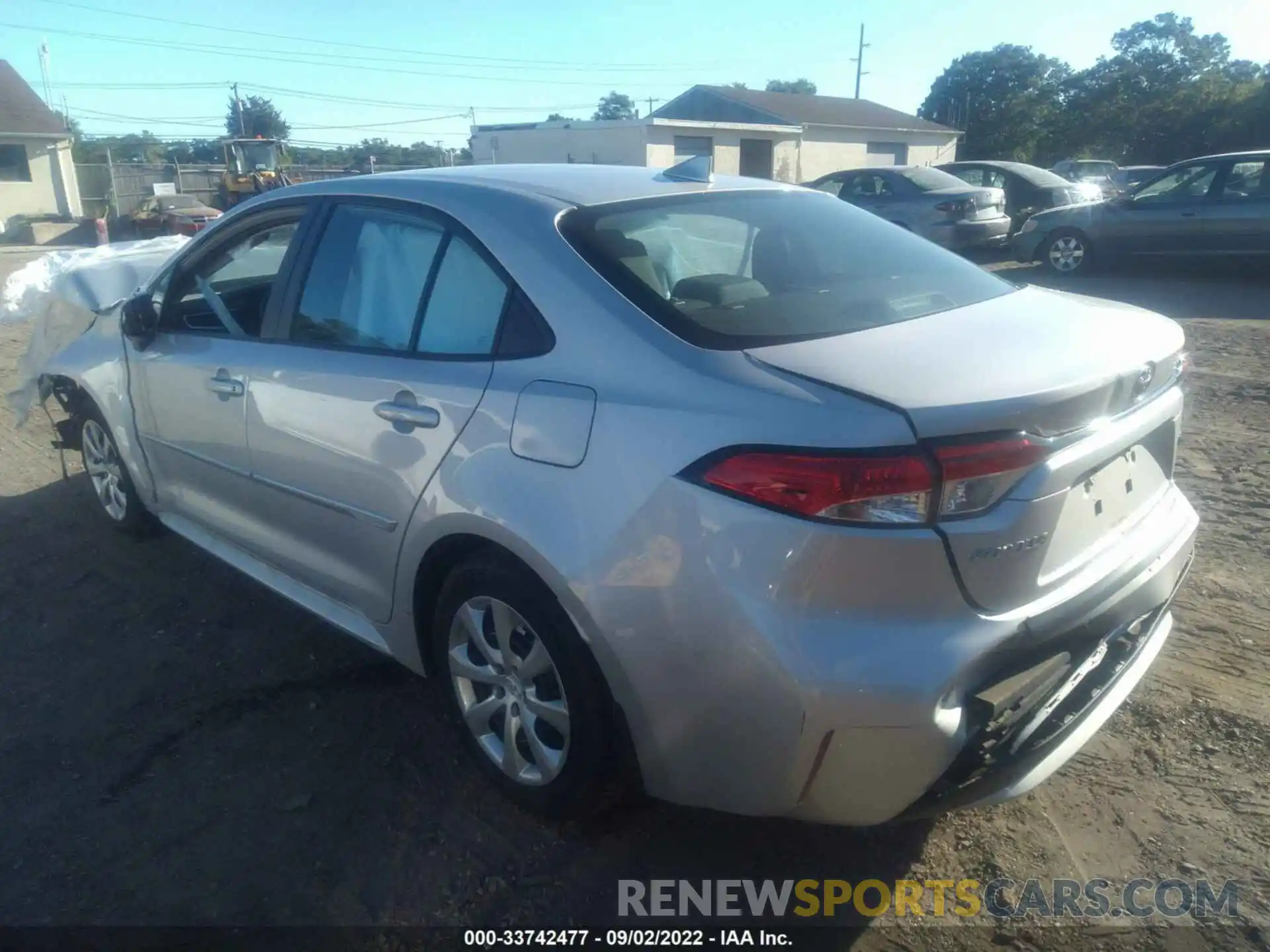 3 Photograph of a damaged car 5YFEPRAE4LP083071 TOYOTA COROLLA 2020