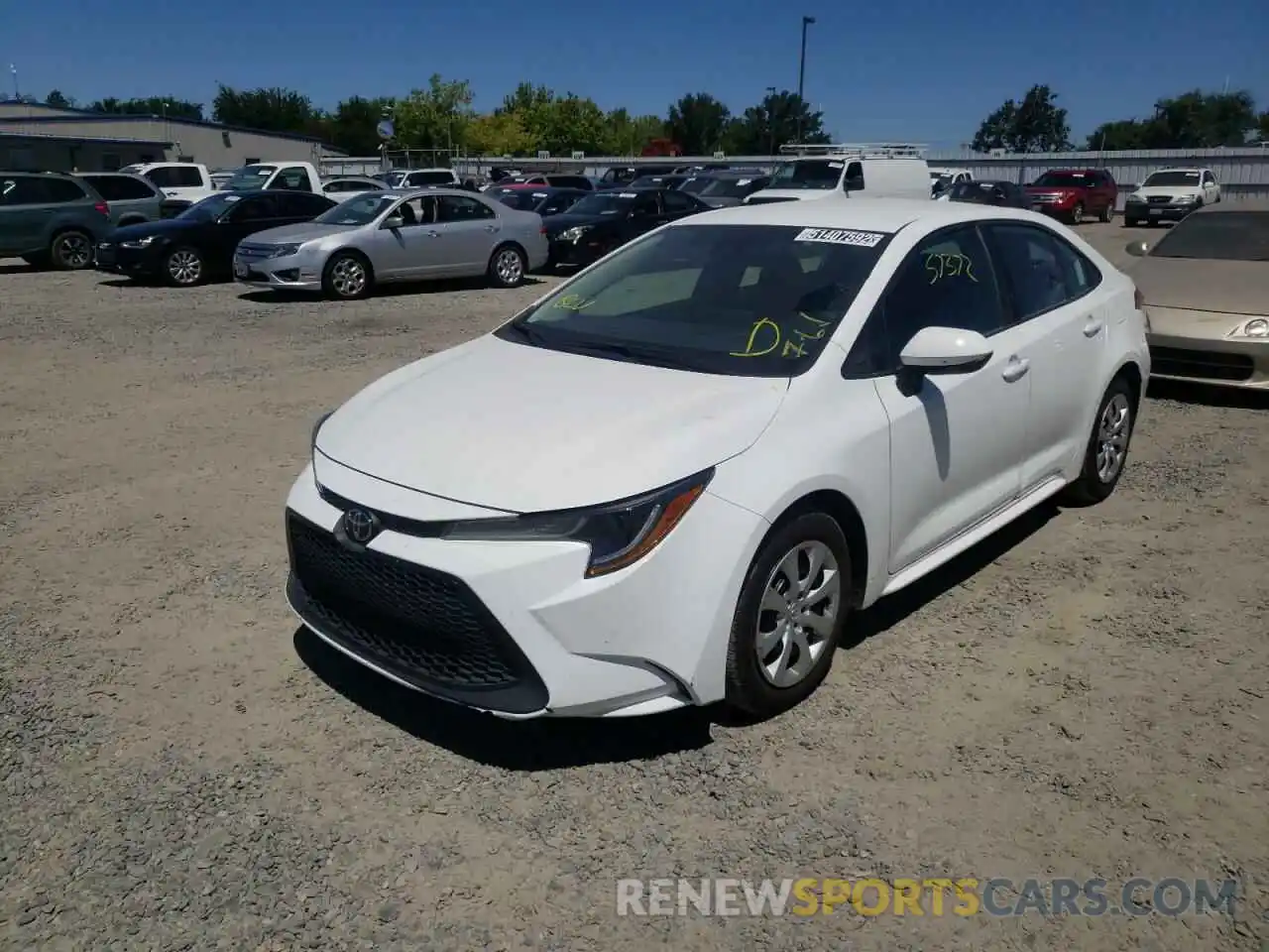 2 Photograph of a damaged car 5YFEPRAE4LP083720 TOYOTA COROLLA 2020