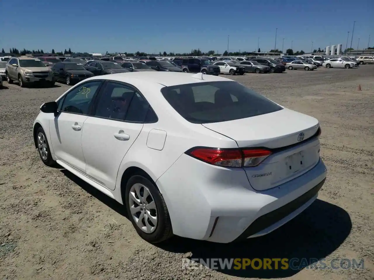 3 Photograph of a damaged car 5YFEPRAE4LP083720 TOYOTA COROLLA 2020