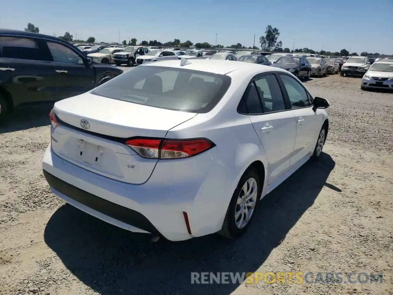 4 Photograph of a damaged car 5YFEPRAE4LP083720 TOYOTA COROLLA 2020