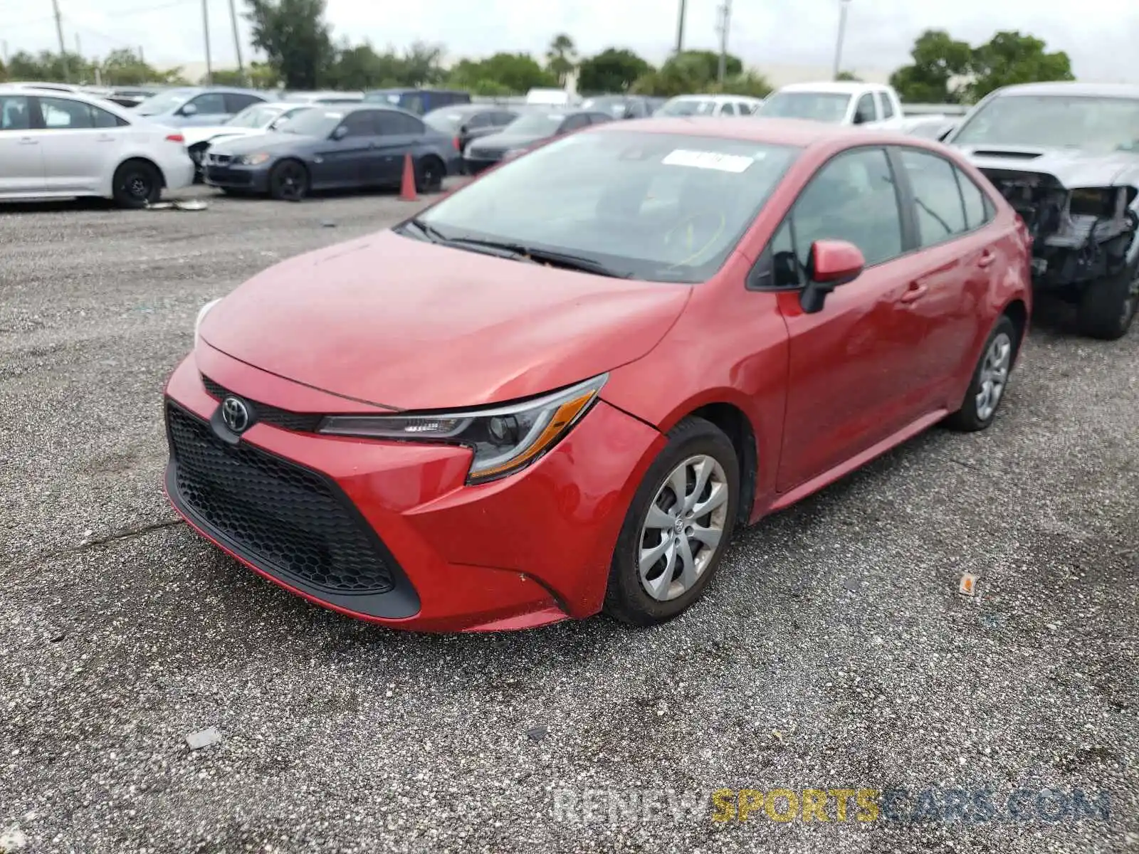 2 Photograph of a damaged car 5YFEPRAE4LP084477 TOYOTA COROLLA 2020