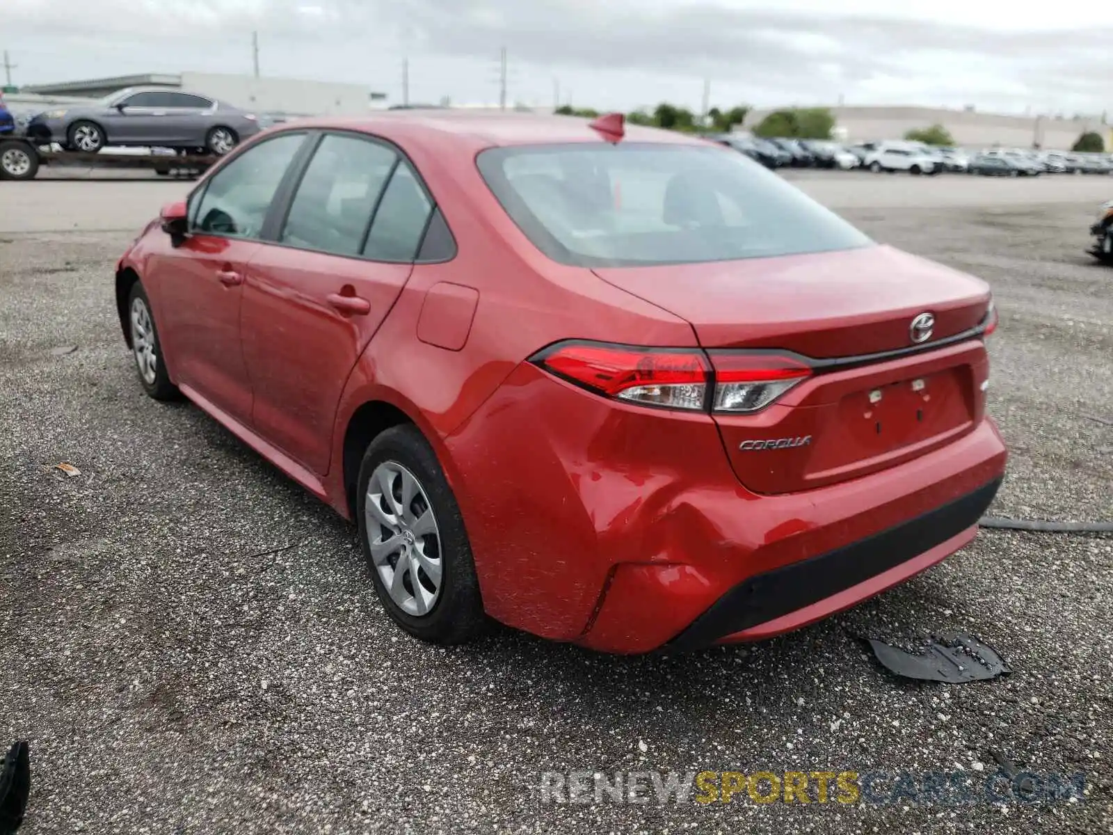 3 Photograph of a damaged car 5YFEPRAE4LP084477 TOYOTA COROLLA 2020