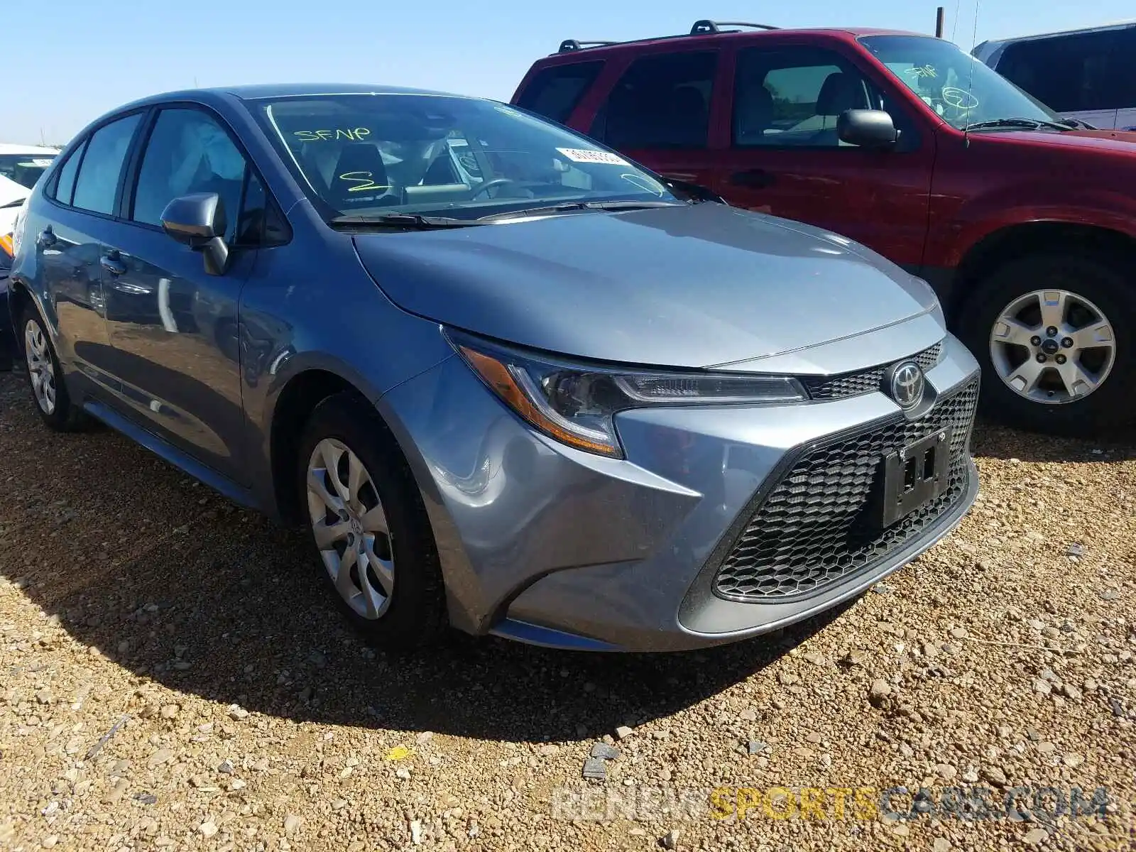 1 Photograph of a damaged car 5YFEPRAE4LP084771 TOYOTA COROLLA 2020