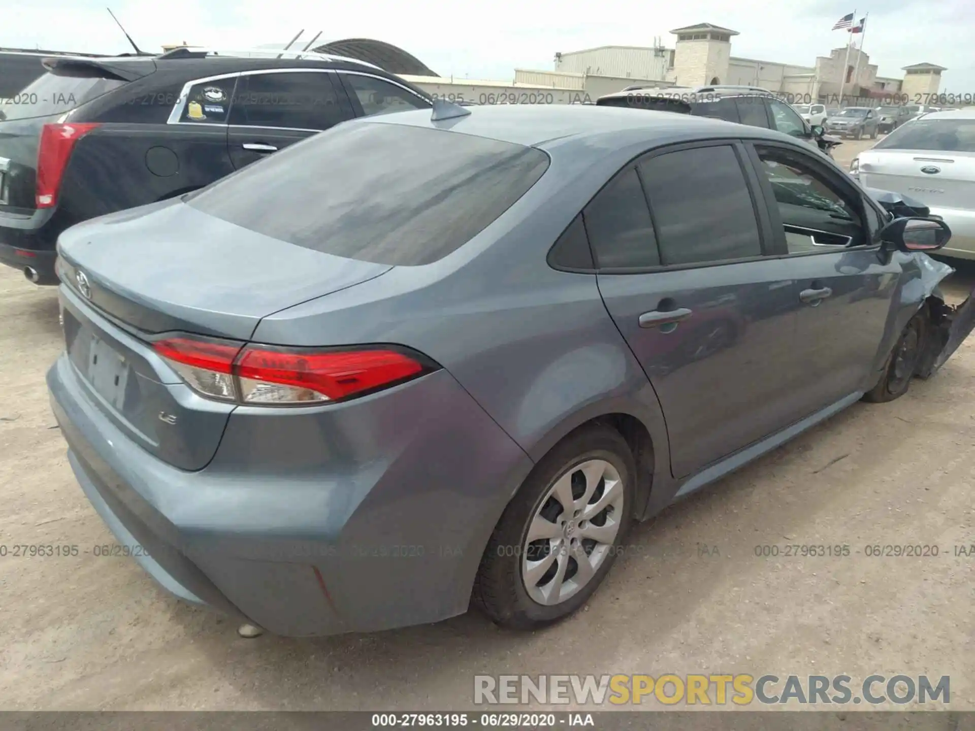 4 Photograph of a damaged car 5YFEPRAE4LP085323 TOYOTA COROLLA 2020