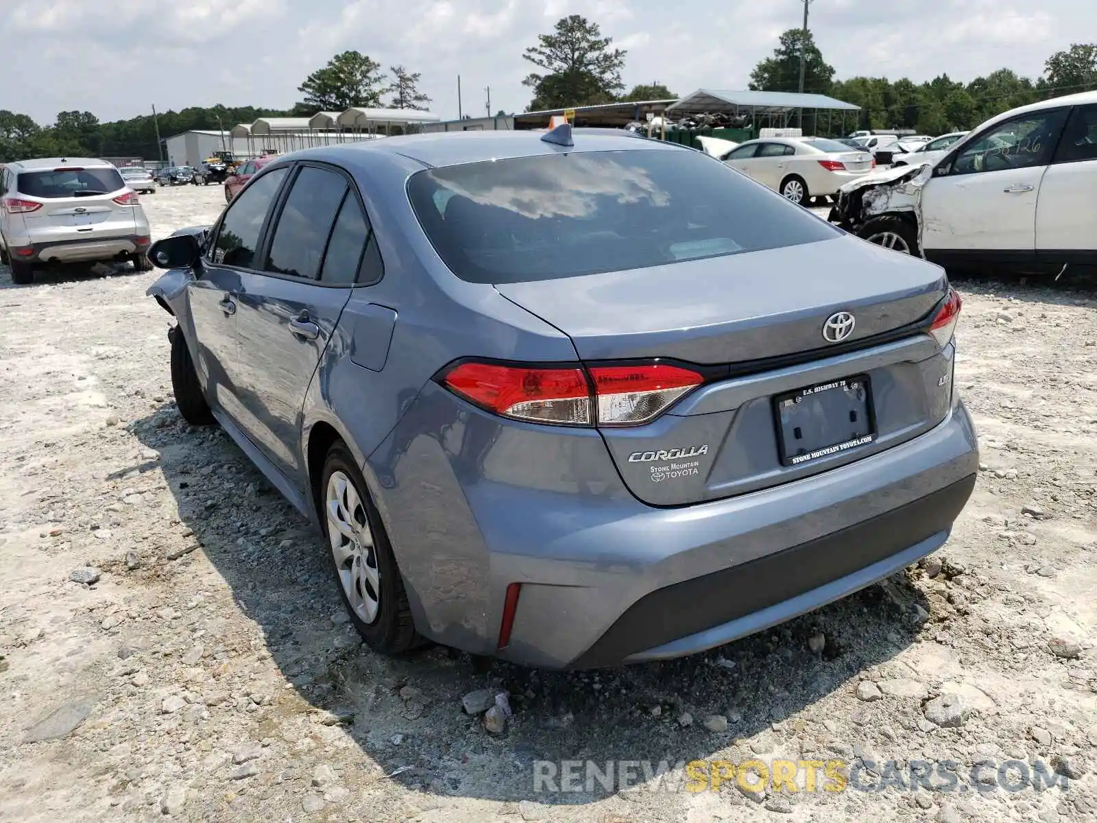 3 Photograph of a damaged car 5YFEPRAE4LP085564 TOYOTA COROLLA 2020