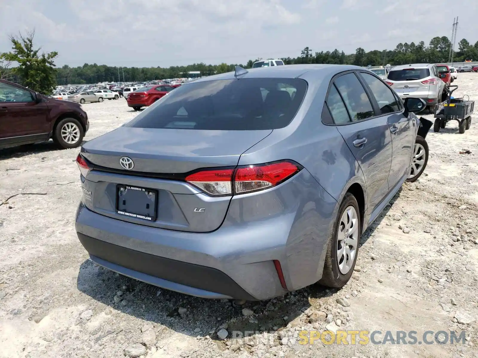 4 Photograph of a damaged car 5YFEPRAE4LP085564 TOYOTA COROLLA 2020