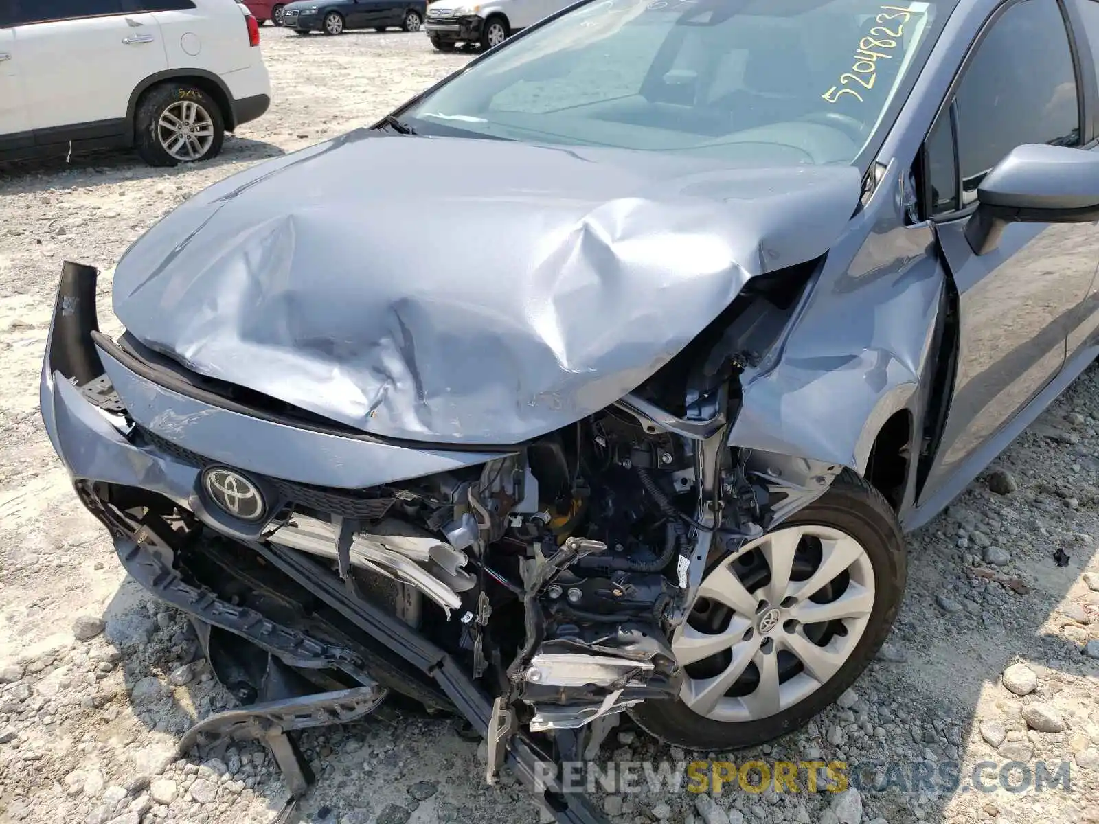 9 Photograph of a damaged car 5YFEPRAE4LP085564 TOYOTA COROLLA 2020