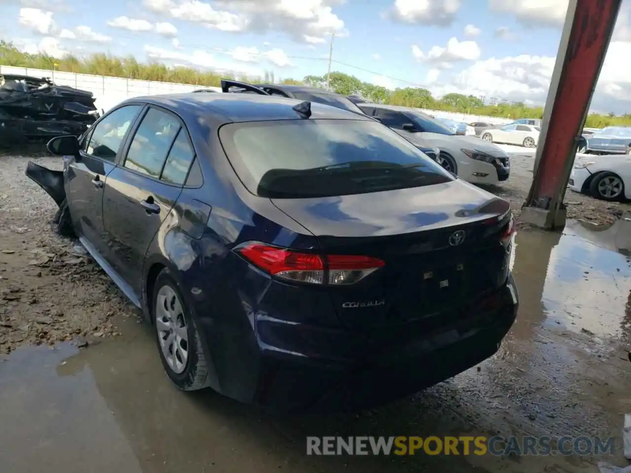 3 Photograph of a damaged car 5YFEPRAE4LP085581 TOYOTA COROLLA 2020