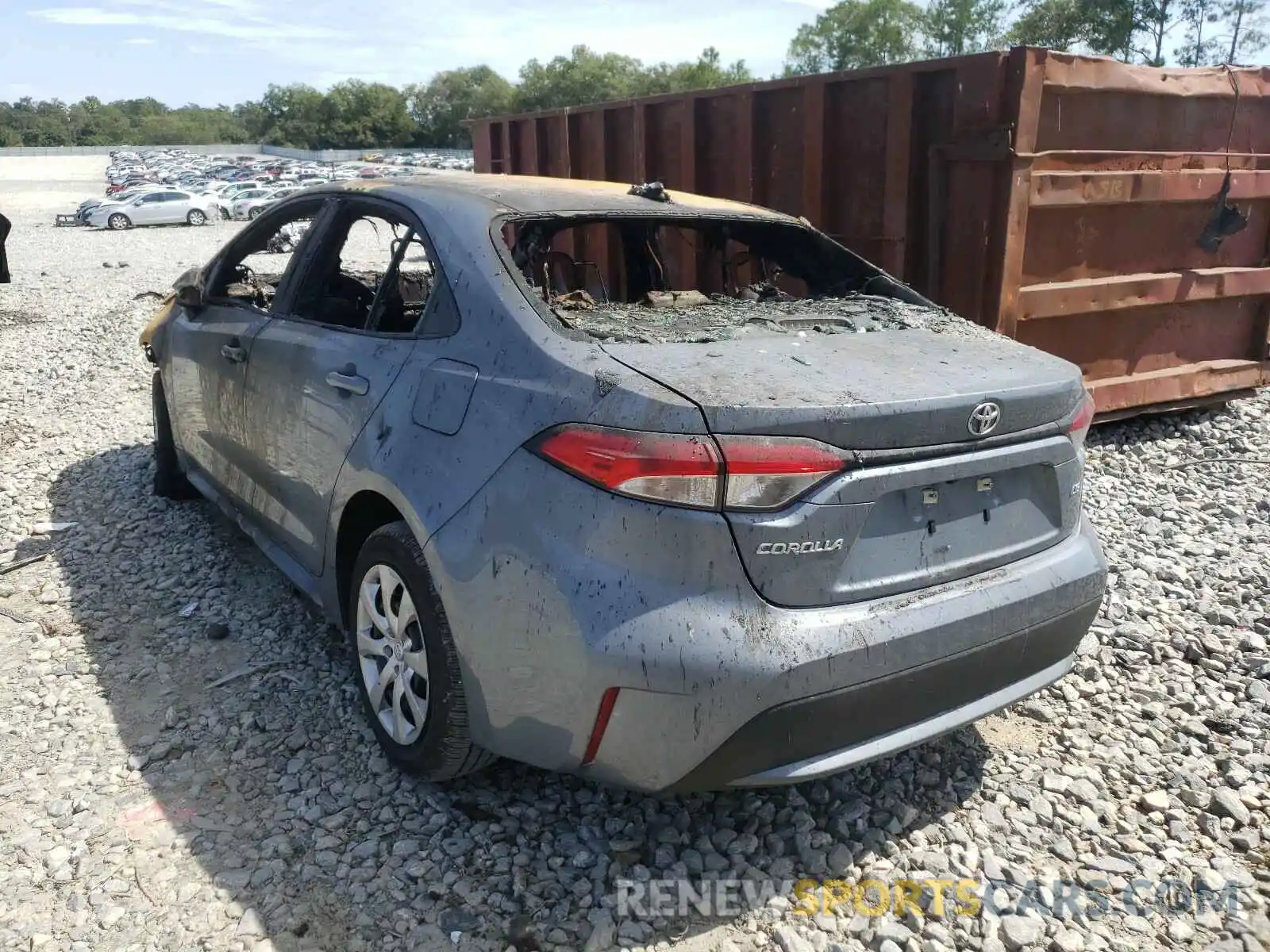 3 Фотография поврежденного автомобиля 5YFEPRAE4LP085841 TOYOTA COROLLA 2020