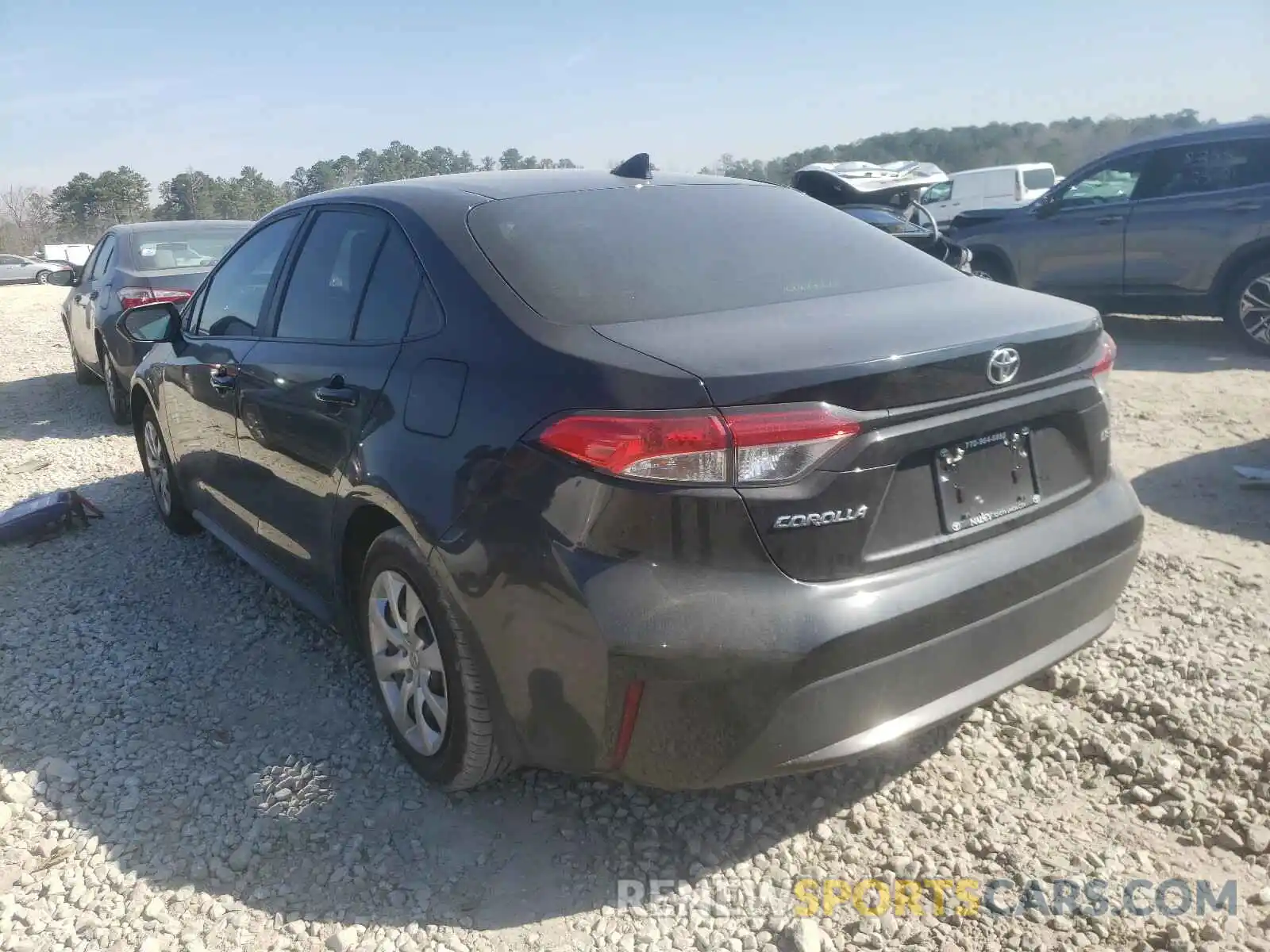 3 Photograph of a damaged car 5YFEPRAE4LP086133 TOYOTA COROLLA 2020