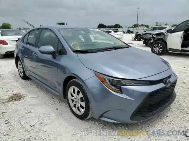 1 Photograph of a damaged car 5YFEPRAE4LP086164 TOYOTA COROLLA 2020