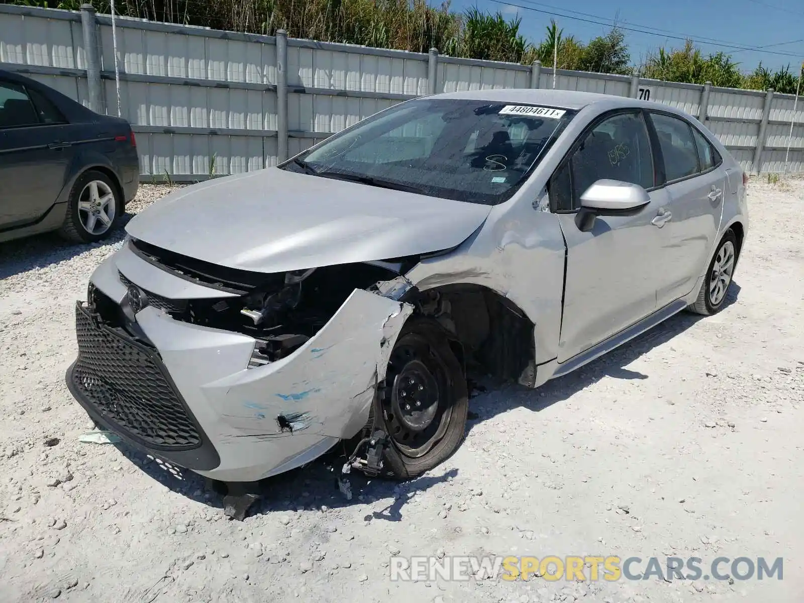 2 Photograph of a damaged car 5YFEPRAE4LP086195 TOYOTA COROLLA 2020