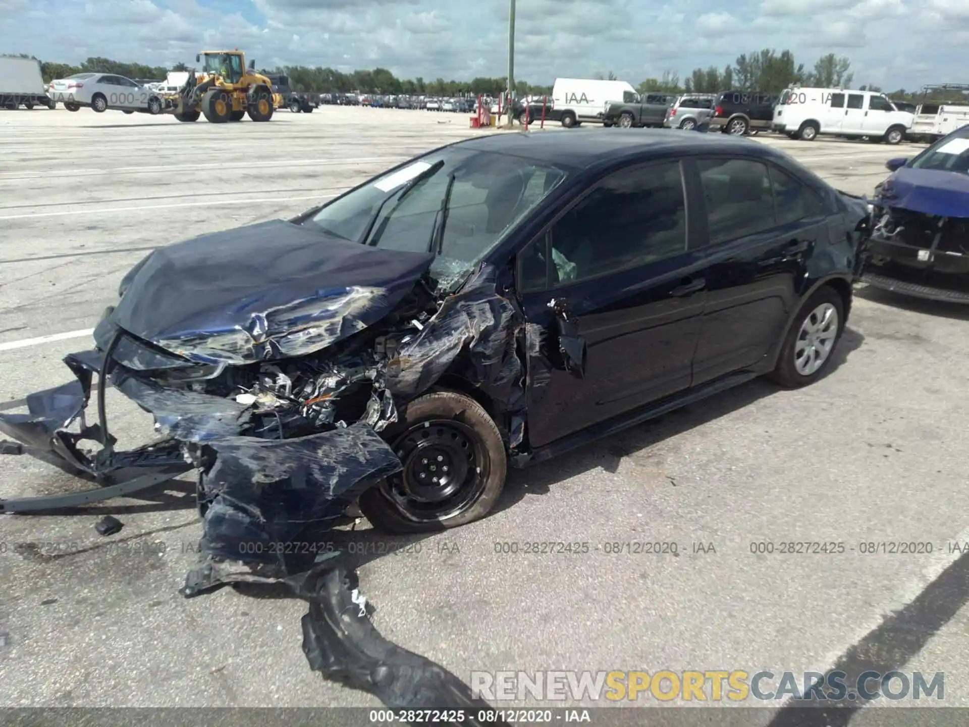 2 Photograph of a damaged car 5YFEPRAE4LP087251 TOYOTA COROLLA 2020